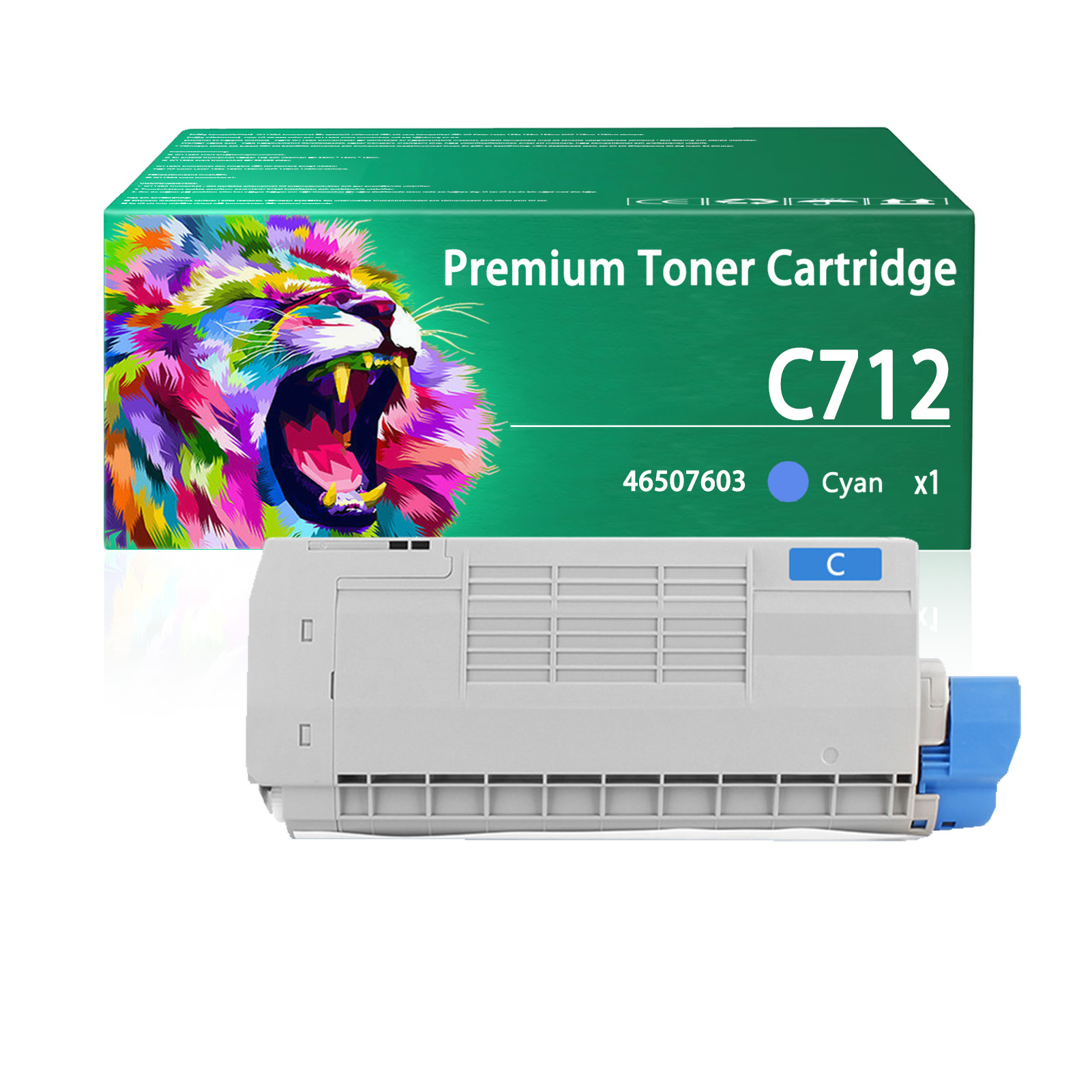 For OKI C712 46507604 46507603 46507602 46507601 Toner Cartridge Work For OKI C712 C712n C712dn Printers