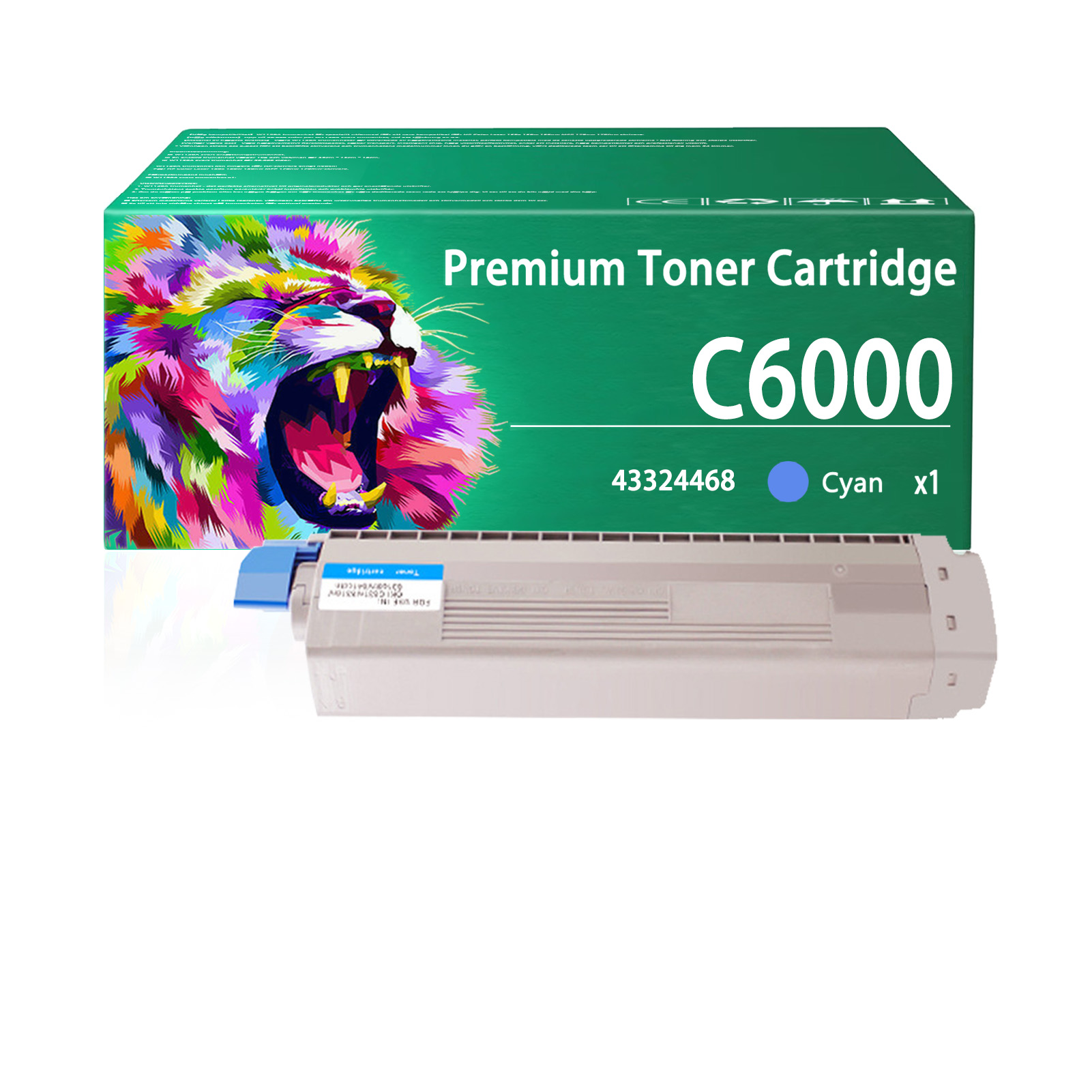 For OKI C6000 43324469 43324468 43324467 43324466 Toner Cartridge Work For OKI C6000 C6000n C6000dn C6050 C6050dn C6050n Printers