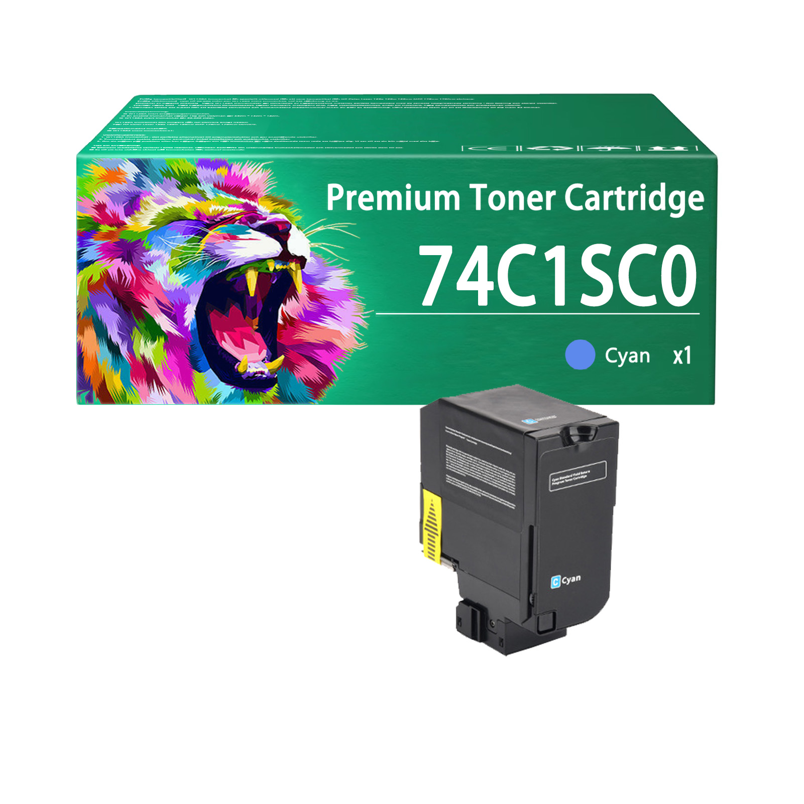 For Lexmark CS725 74C1SK0 74C1SC0 74C1SM0 74C1SY0 Toner Cartridge Work For Lexmark CS720 CS725 CX725 CS720de CS720dte CS725de CS725dte CX725de CX725dte Printers