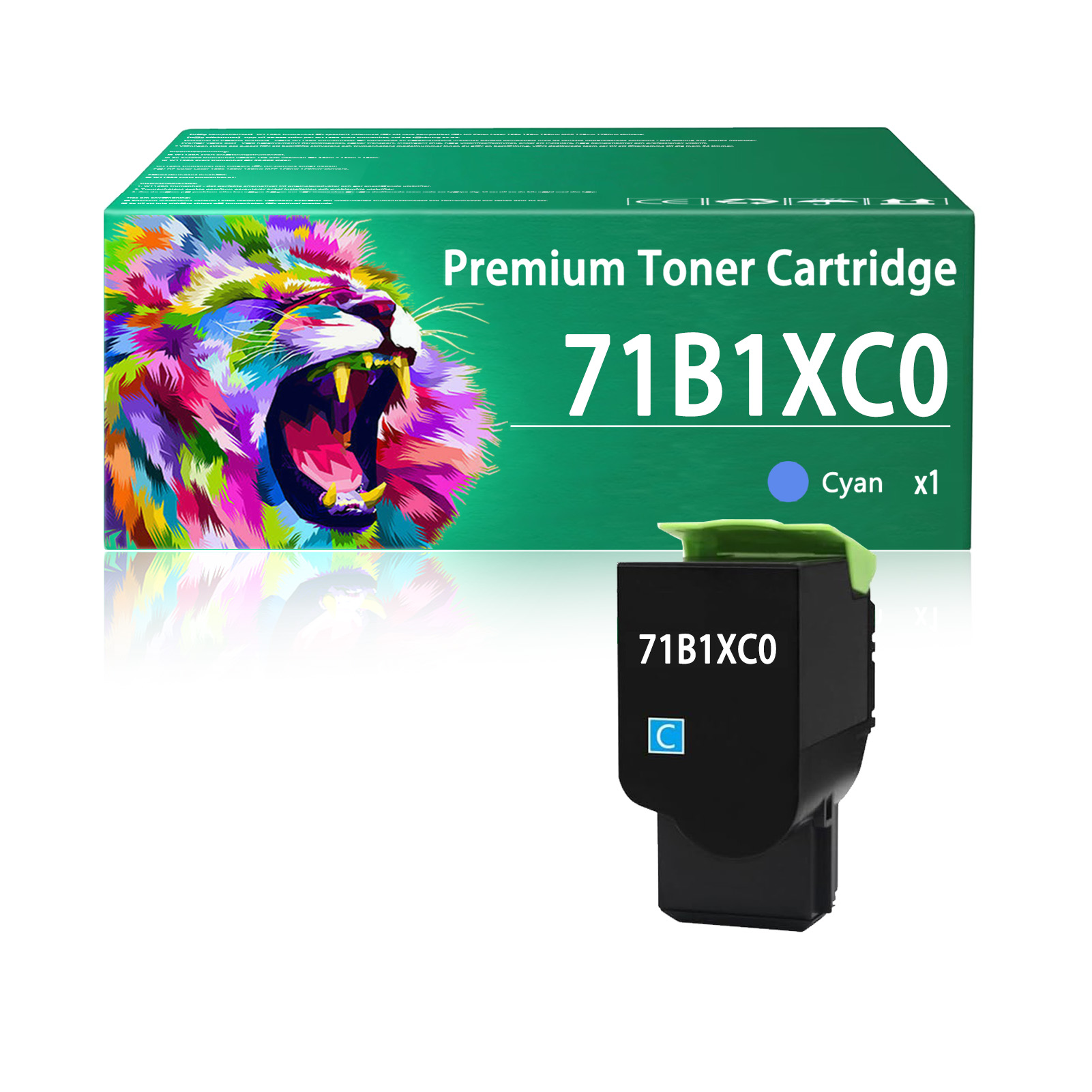 For Lexmark CS517 71B1XK0 71B1XC0 71B1XM0 71B1XY0 Toner Cartridge Work For Lexmark CS517 CS517de CX517 CX517de Printers