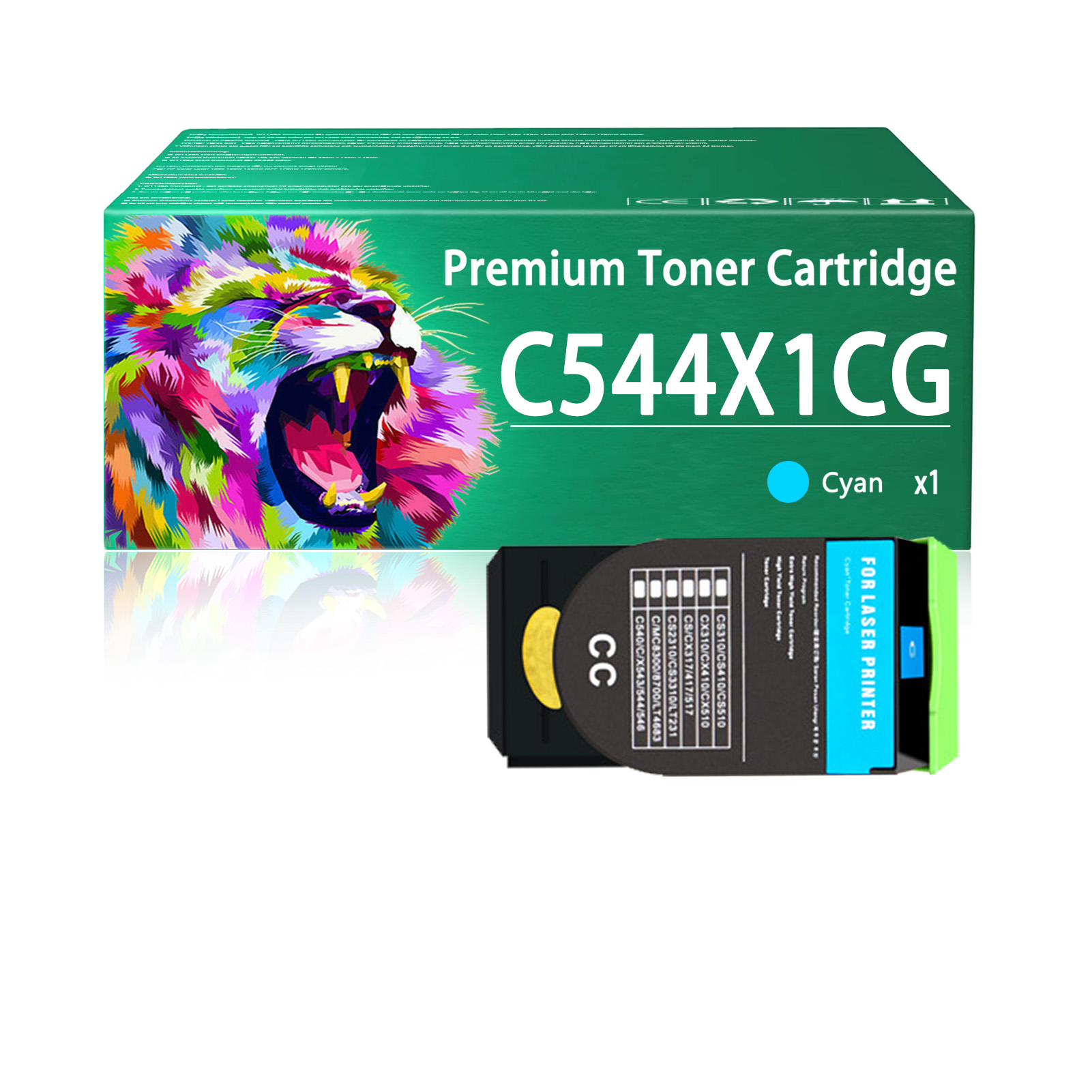 For Lexmark C544 X544 C544X1KG C544X1CG C544X1MG C544X1YG Toner Cartridge Work For Lexmark C544 C544DN C544DTN C544DW C544N X544 Printers