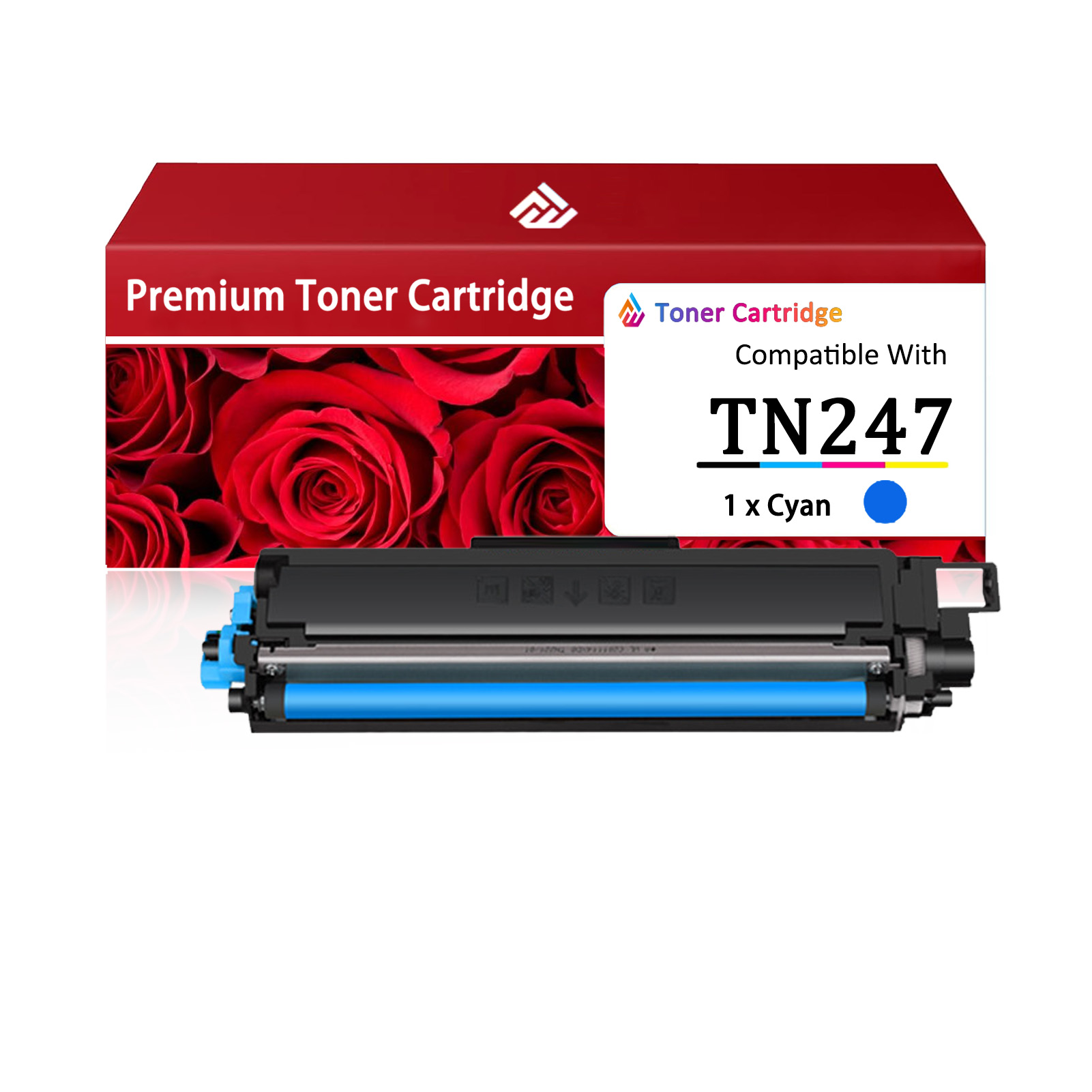 For TN247 Toner Cartridge Work For Brother HL-L3210CW HL-L3230CDW HL-L3270CDW DCP-L3510CDW DCP-L3550CDW MFC-L3710CW MFC-L3730CDN MFC-L3750CDW MFC-L3770CDW Printers