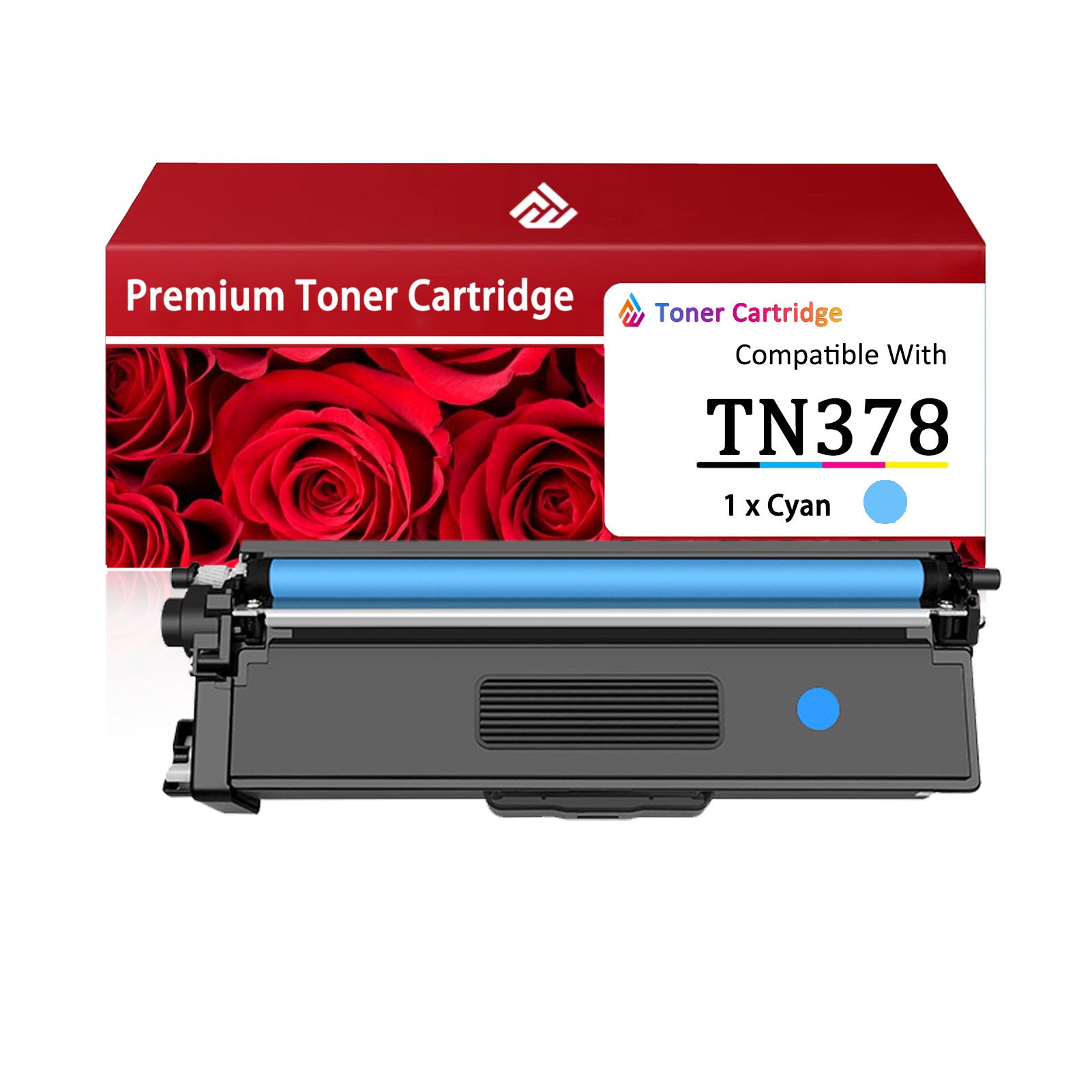 For TN378 Toner Cartridge Work For Brother HL-4150CDN HL-4570CDW HL-4570CDWT MFC-9465CDN DCP-9270CDN DCP-9055CDN Printers