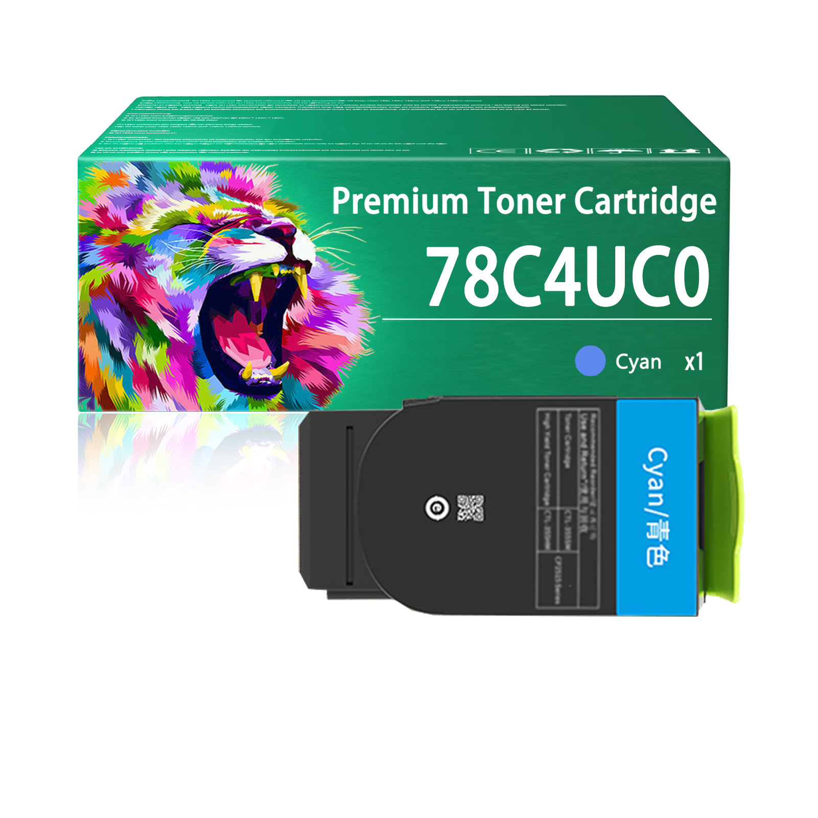For HP CS421 78C4UK0 78C4UC0 78C4UM0 78C4UY0 Toner Cartridge Work For Lexmark CS421dn CS521dn CS622de CX421adn CX522ade CX622de CX625adhe CX625ade Printers