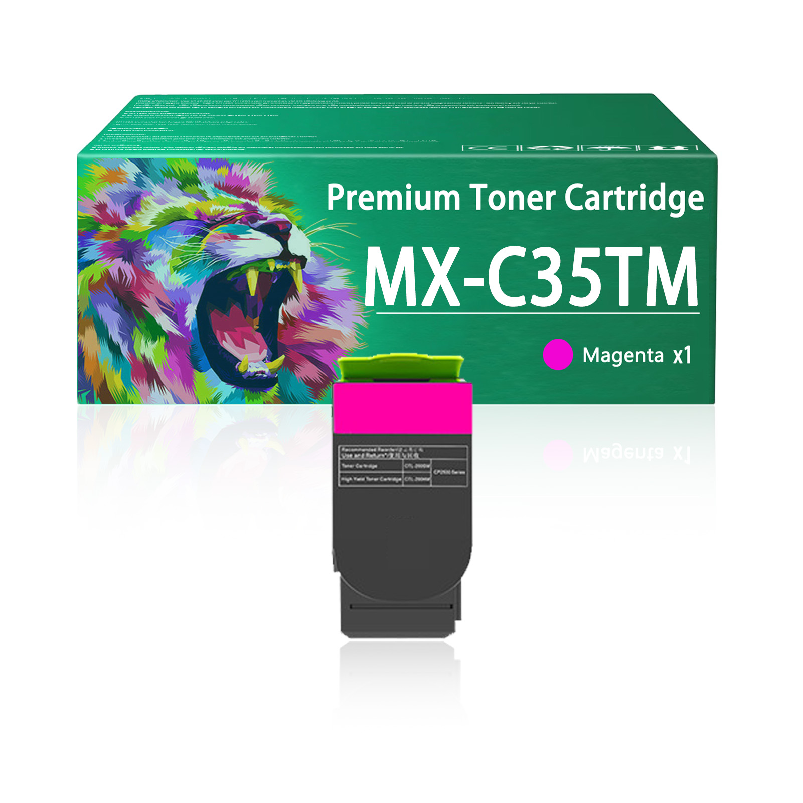 For Sharp MX-C35T MX-C35TB MX-C35TC MX-C35TM MX-C35TY Toner Cartridge Work For Sharp MX-C357F MX-C407P Printers
