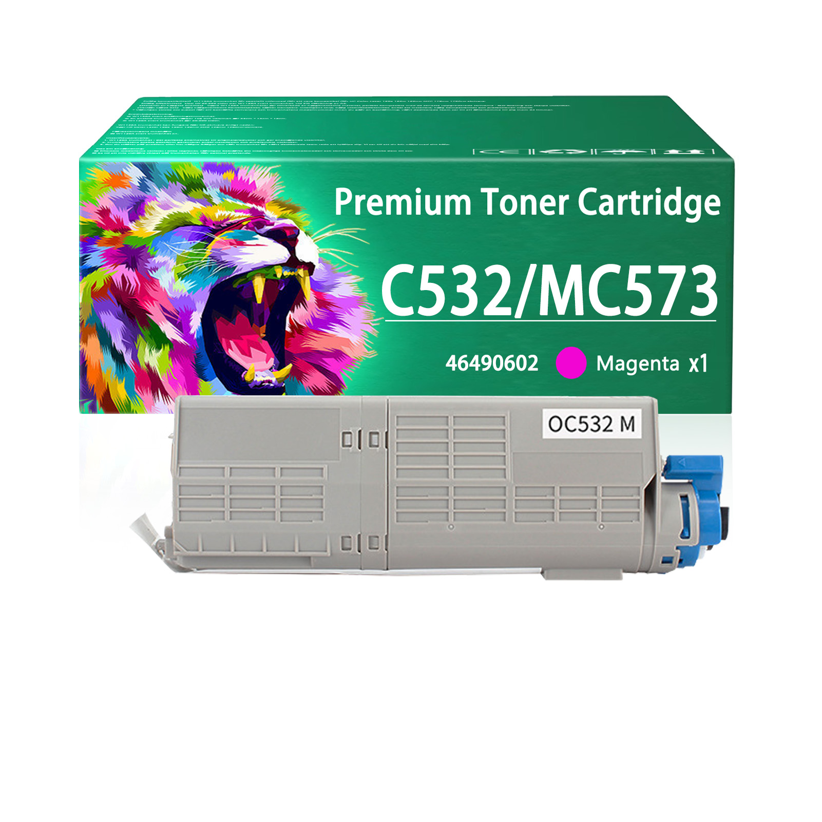 For OKI C532 MC573 46490604 46490603 46490602 46490601 Toner Cartridge Work For OKI C532dn C542dn MC563dn MC573dn C532 C542 MC563 MC573 Printers