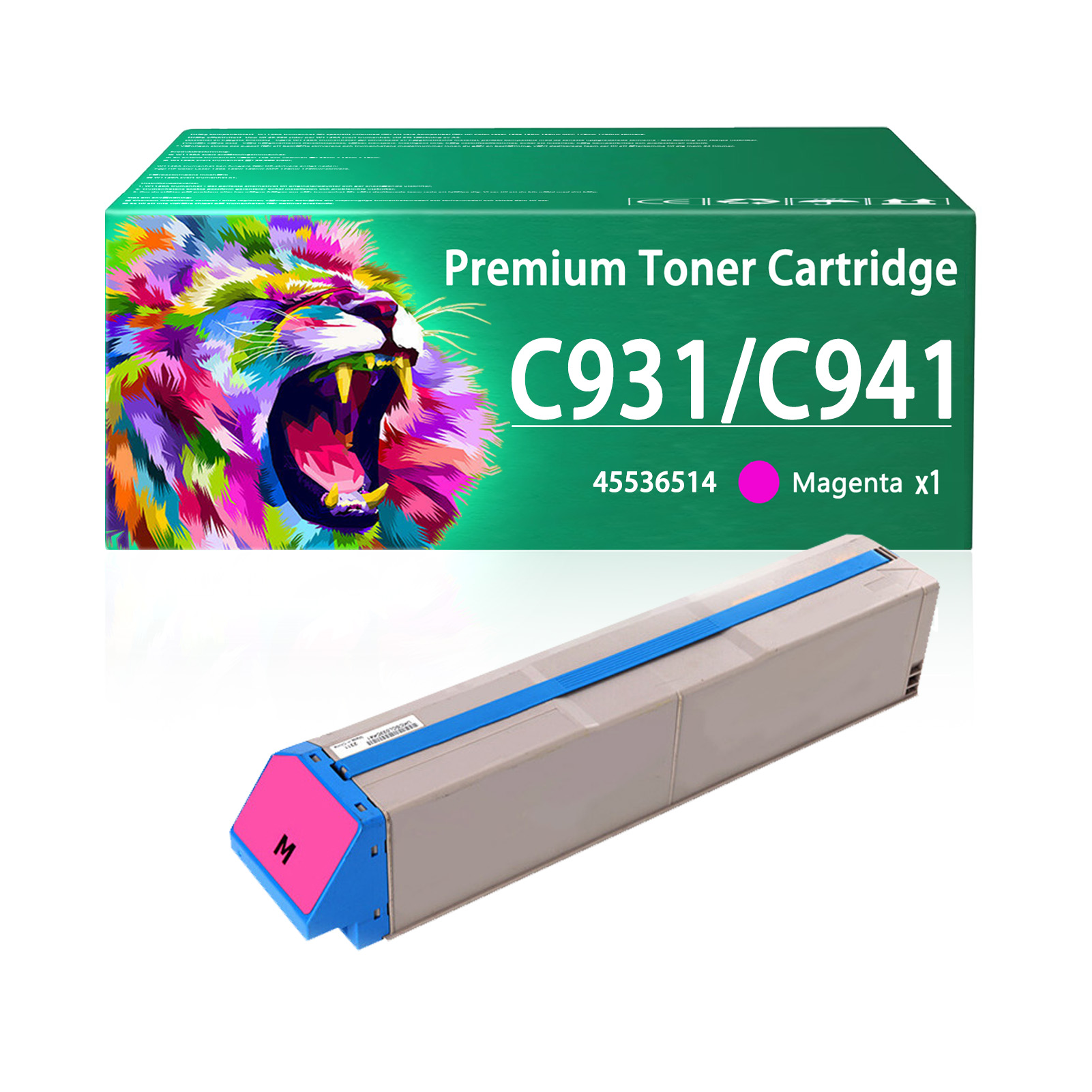 For Ricoh C931 C941 45536516 45536515 45536514 45536513 Toner Cartridge Work For OKI C931 C941 C931dn C931e C941dn C941e Printers