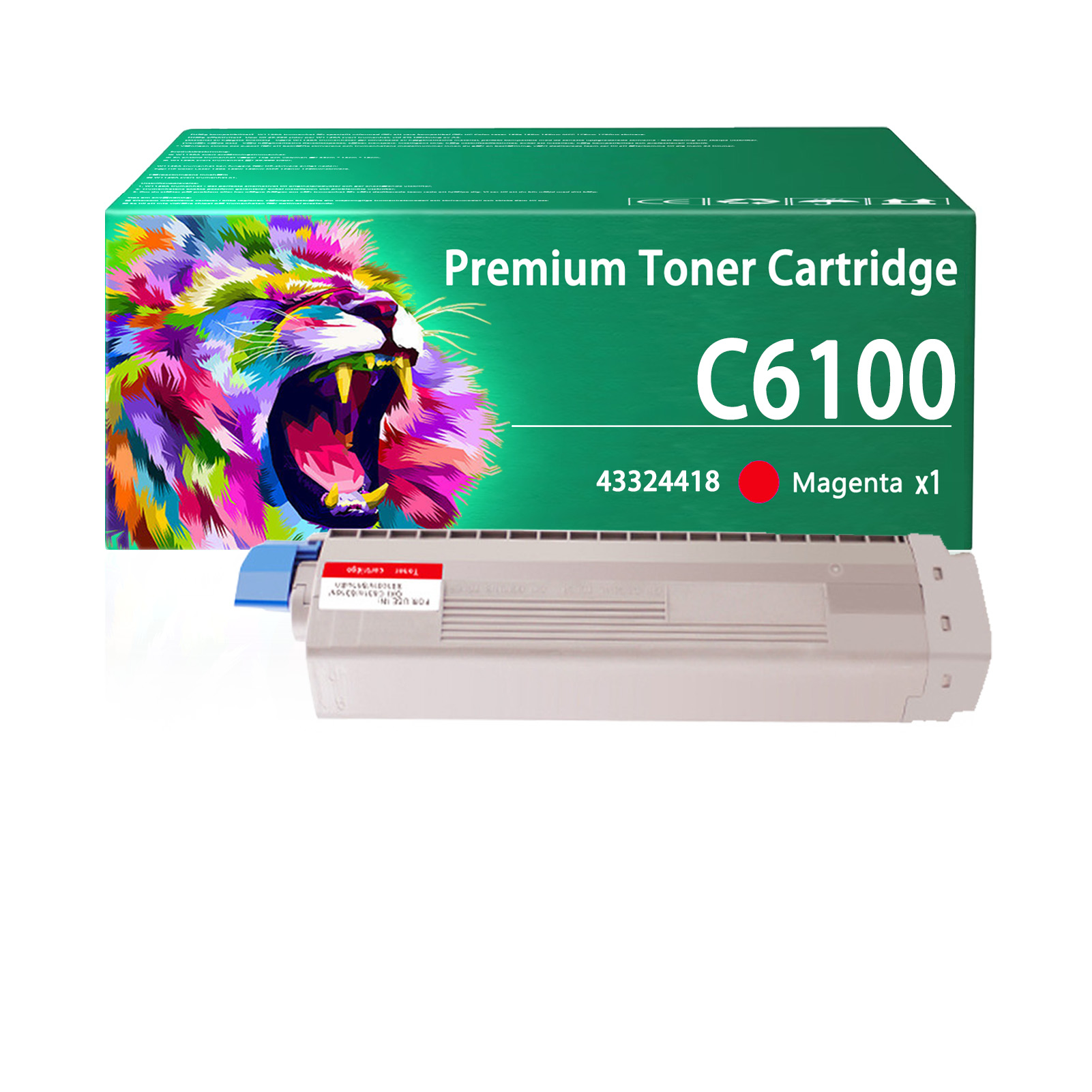 For OKI C6100dn 43324420 43324419 43324418 43865717 Toner Cartridge Work For OKI Data C5550n C6100dn C6100dtn C6100hdn C6100n Printers