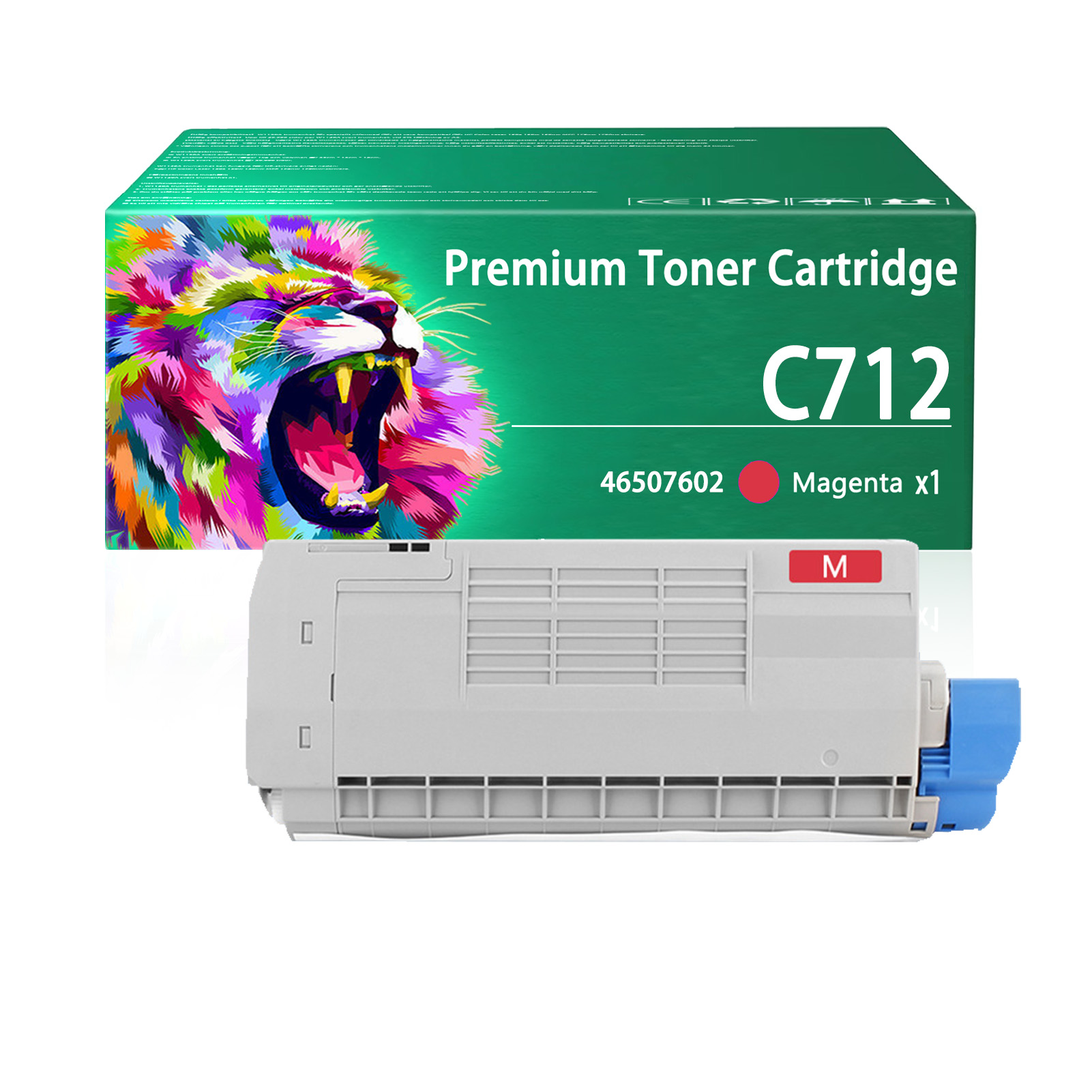For OKI C712 46507604 46507603 46507602 46507601 Toner Cartridge Work For OKI C712 C712n C712dn Printers