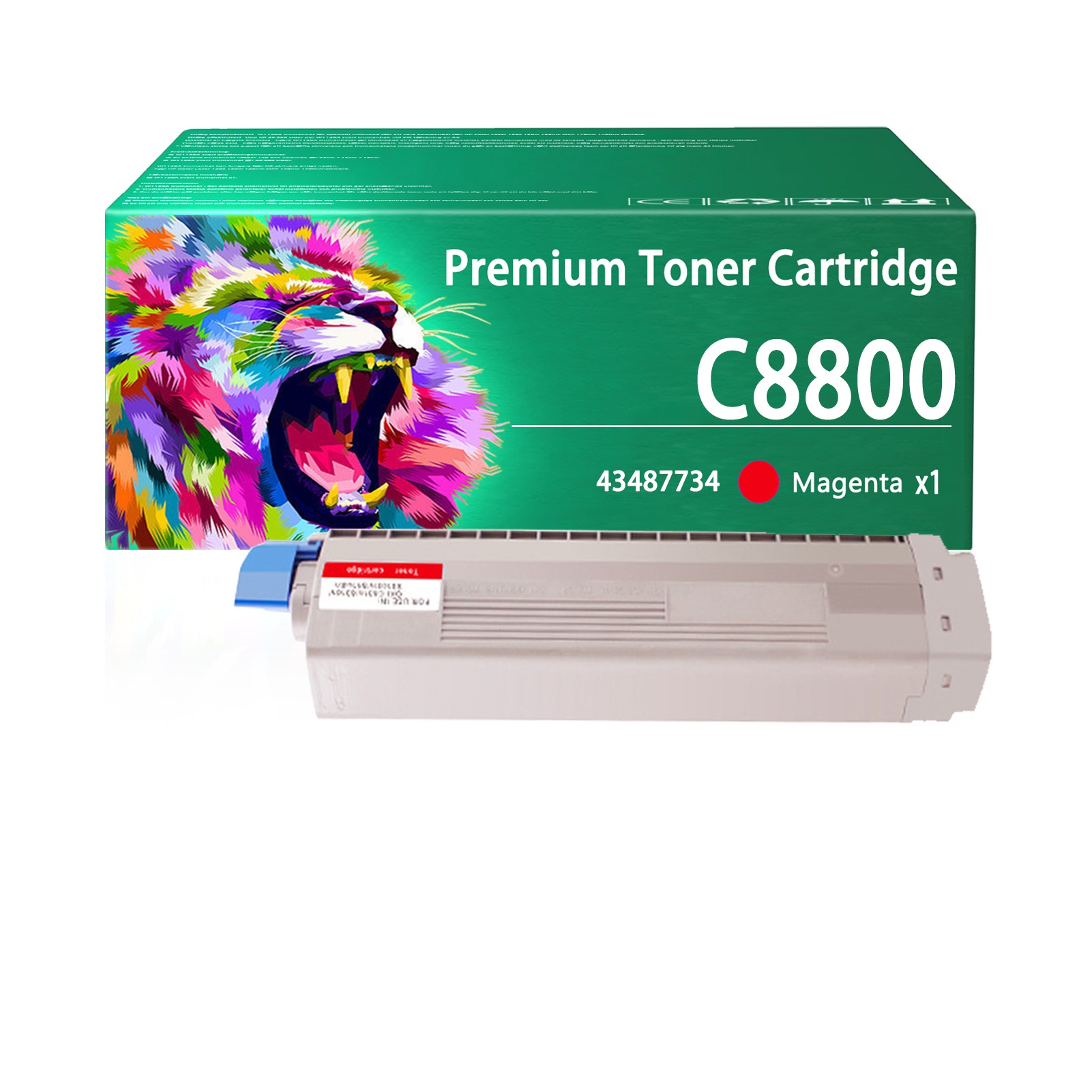 For OKI C8800 43487736 43487735 43487734 43487733 Toner Cartridge Work For OKI C8800 C8800n C8800cdtn C8800dn C8800dtn C8600 C8600cdtn C8600dn C8600dtn C8600n Printers