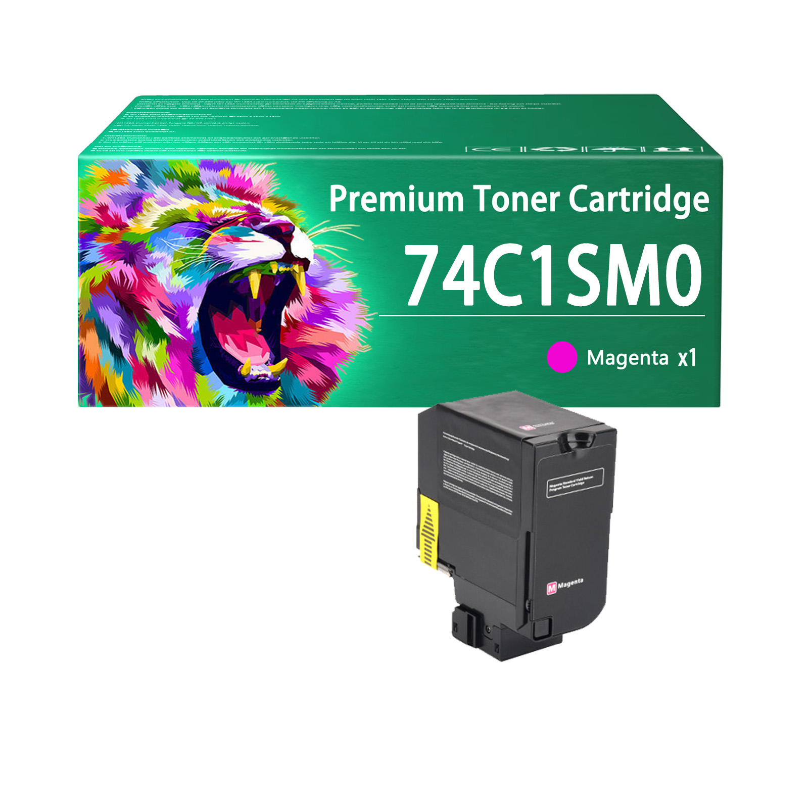 For Lexmark CS725 74C1SK0 74C1SC0 74C1SM0 74C1SY0 Toner Cartridge Work For Lexmark CS720 CS725 CX725 CS720de CS720dte CS725de CS725dte CX725de CX725dte Printers