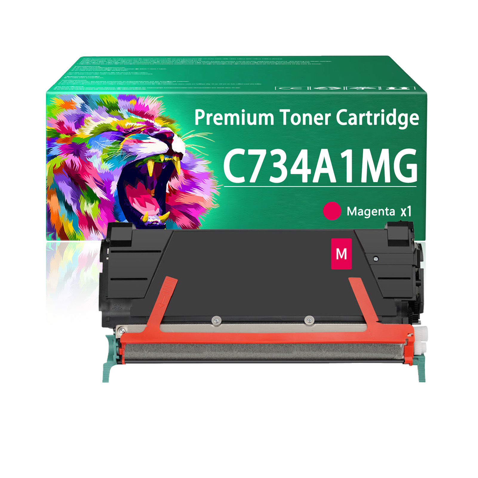 For Lexmark C734A1 C734A1KG C734A1CG C734A1MG C734A1YG Toner Cartridge Work For Lexmark CS421 CS521 CS622 CX421 CX522 CX622 CX625 CS421dn CS521dn CS622de CX421adn CX522ade CX622de CX622ade CX625ade CX625adhe Printers