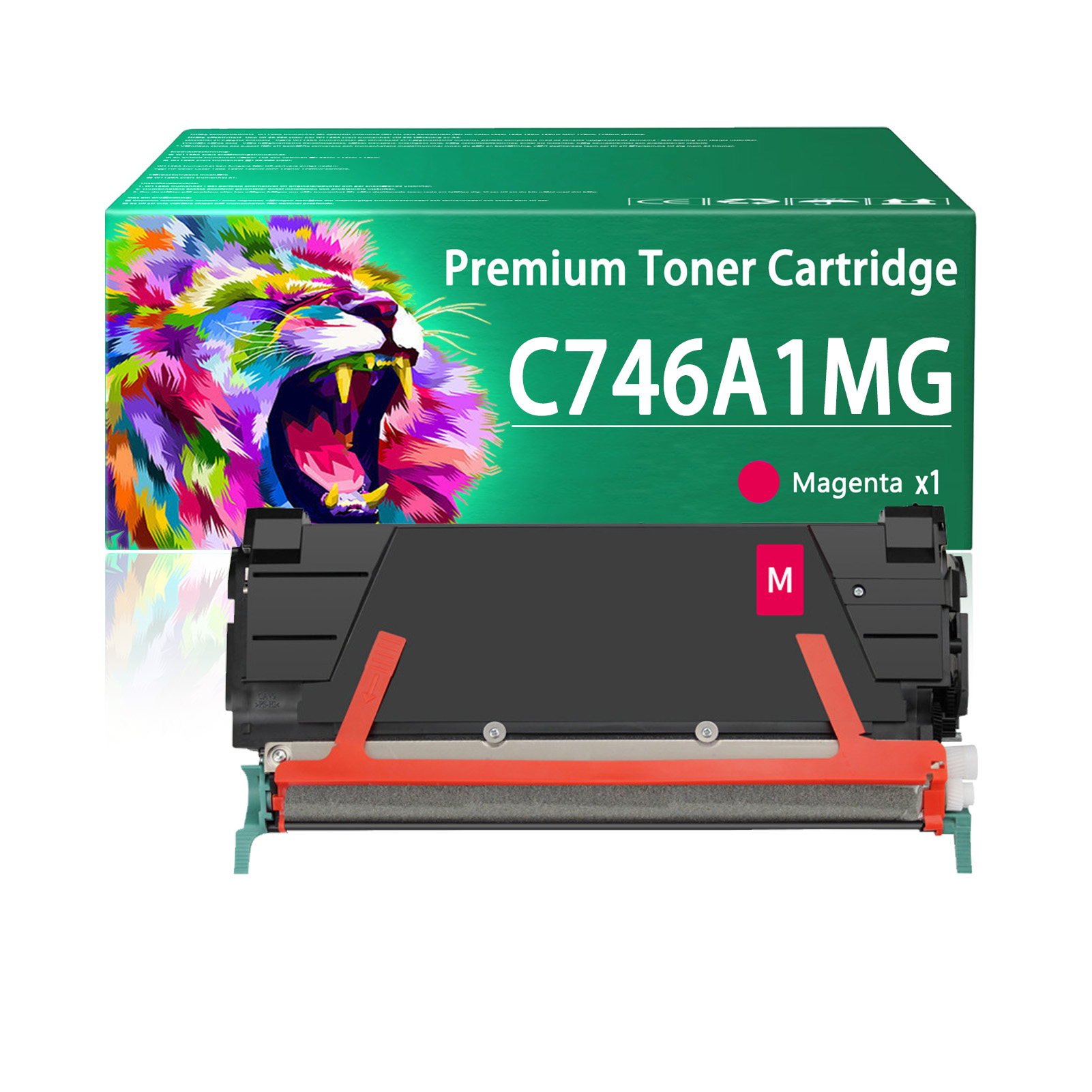 For Lexmark C746 C748 C746A1KG C746A1CG C746A1MG C746A1YG Toner Cartridge Work For Lexmark C746 C748 C746n C746dn C746dtn C748e C748de C748dte Printers