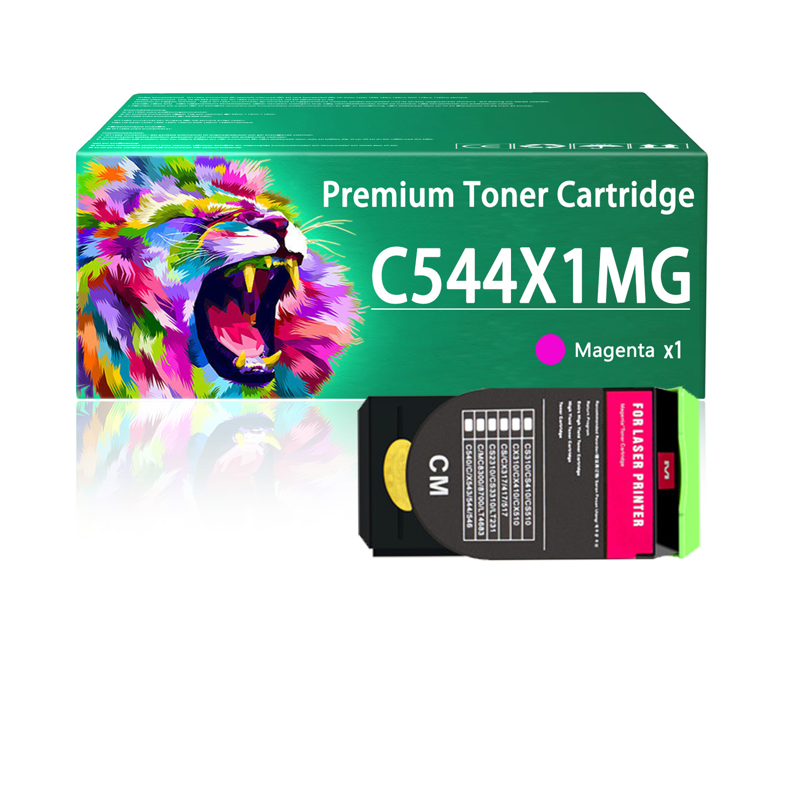 For Lexmark C544 X544 C544X1KG C544X1CG C544X1MG C544X1YG Toner Cartridge Work For Lexmark C544 C544DN C544DTN C544DW C544N X544 Printers