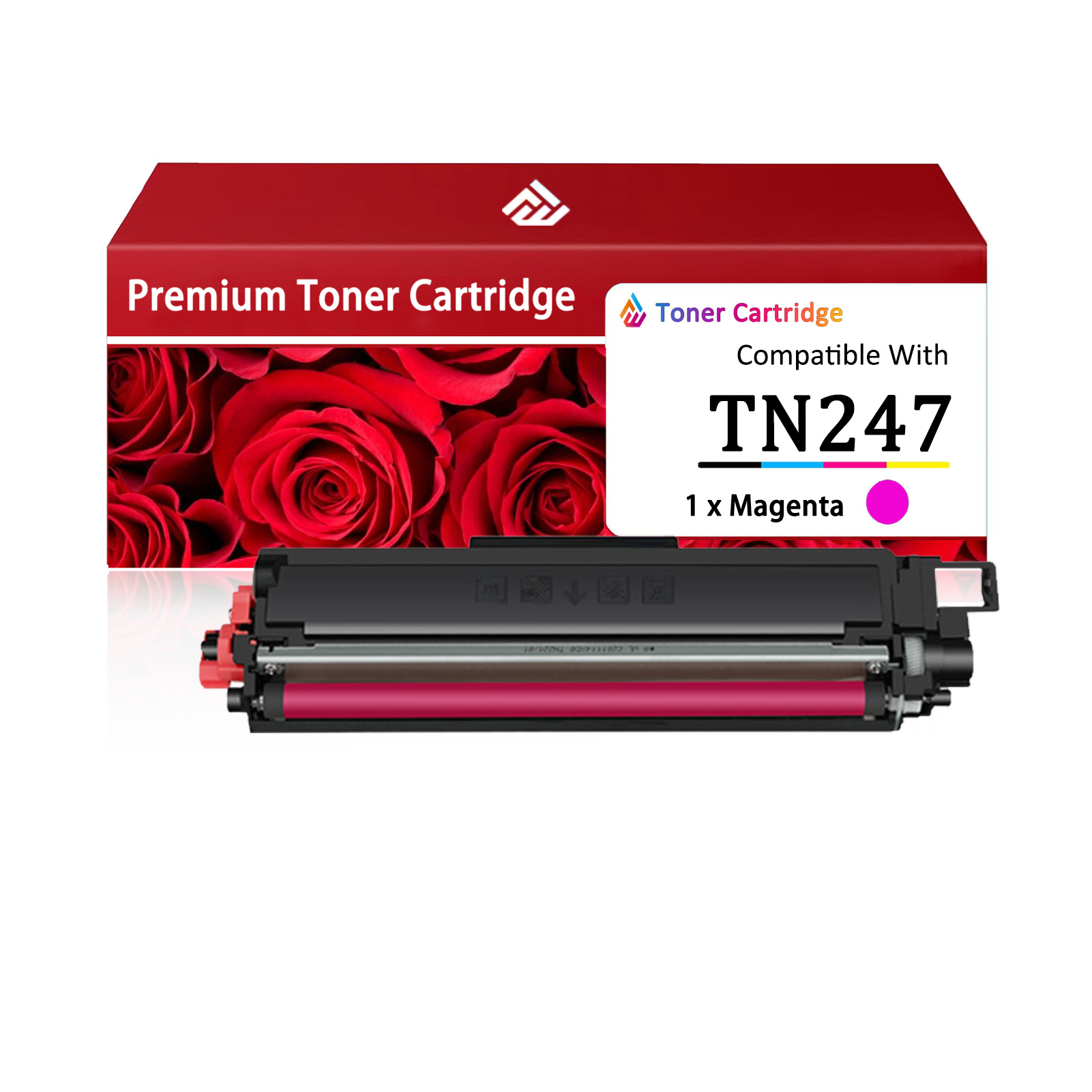 For TN247 Toner Cartridge Work For Brother HL-L3210CW HL-L3230CDW HL-L3270CDW DCP-L3510CDW DCP-L3550CDW MFC-L3710CW MFC-L3730CDN MFC-L3750CDW MFC-L3770CDW Printers