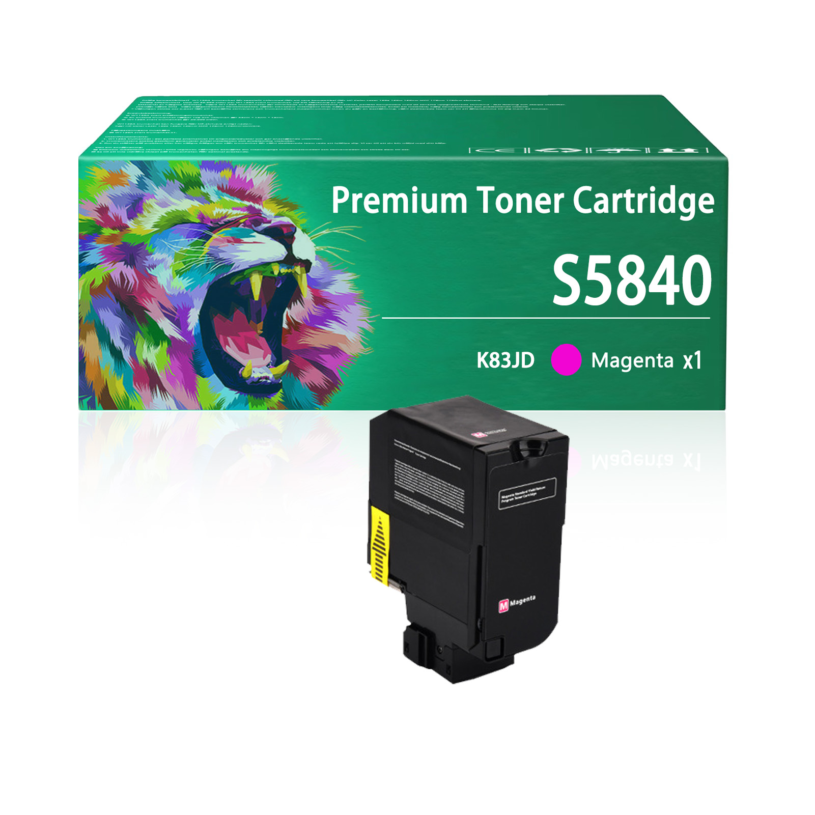 For Dell S5840 JDCTN R59F2 K83JD KT71F Toner Cartridges Work for Dell S5840 S5840DN S5840CDN Printers