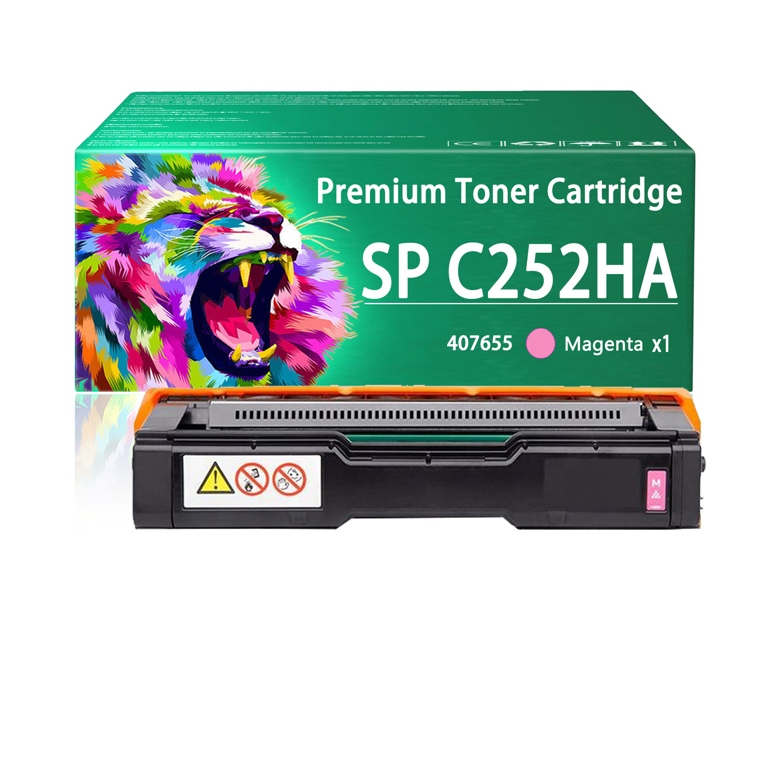For SP C252HA 407653 407654 407655 407656 Toner Cartridge Work For Ricoh SP C252DN C252SF C262DNw C262SFNw Printers