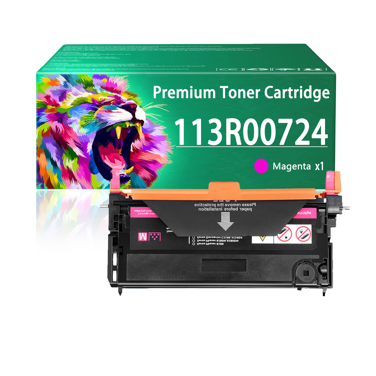 For Xerox 6180 113R00726 113R00723 113R00724 113R00725 Toner Cartridge Work For Xerox Phaser 6180 6180N 6180DN 6180MFP-D 6180MFP-N Printers