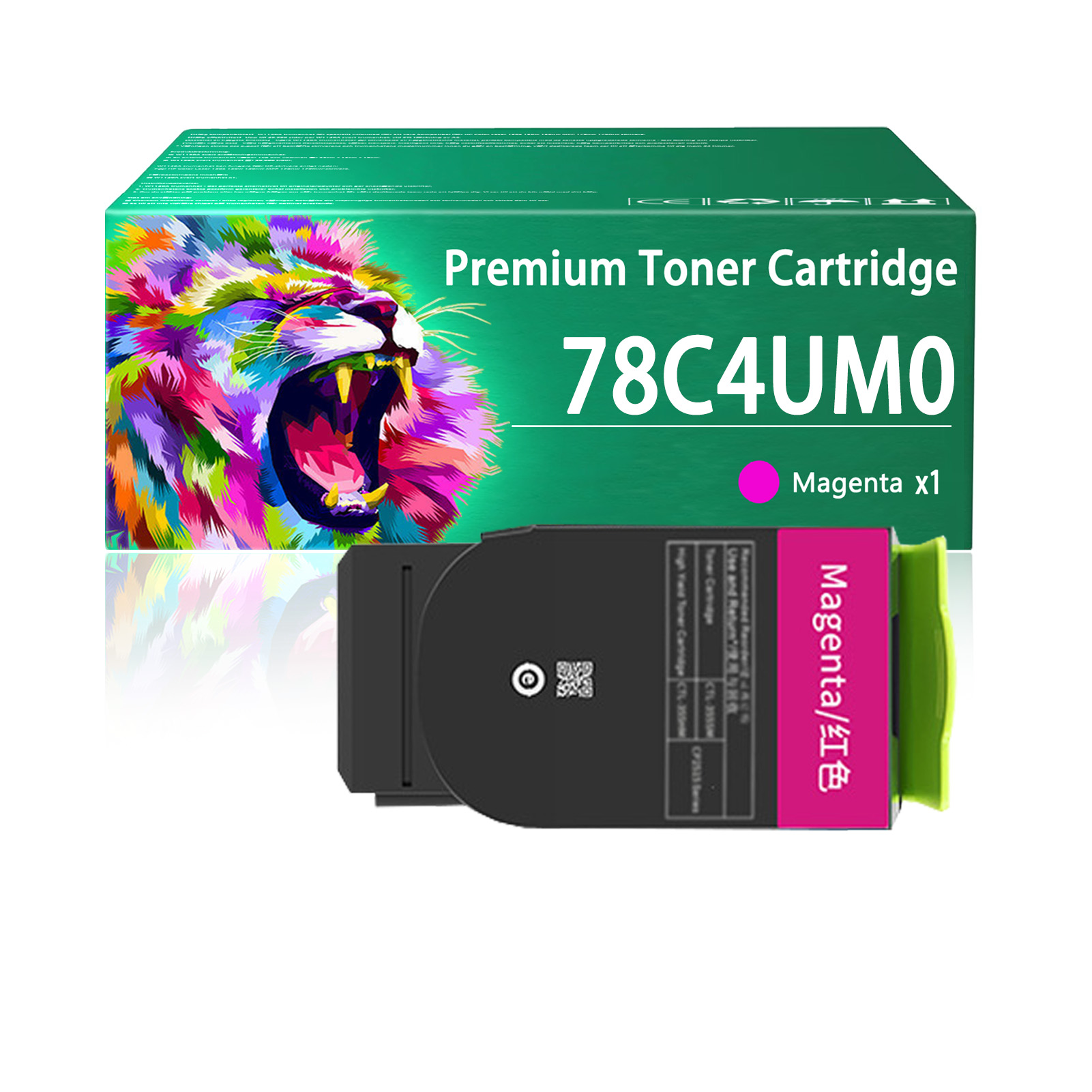 For HP CS421 78C4UK0 78C4UC0 78C4UM0 78C4UY0 Toner Cartridge Work For Lexmark CS421dn CS521dn CS622de CX421adn CX522ade CX622de CX625adhe CX625ade Printers