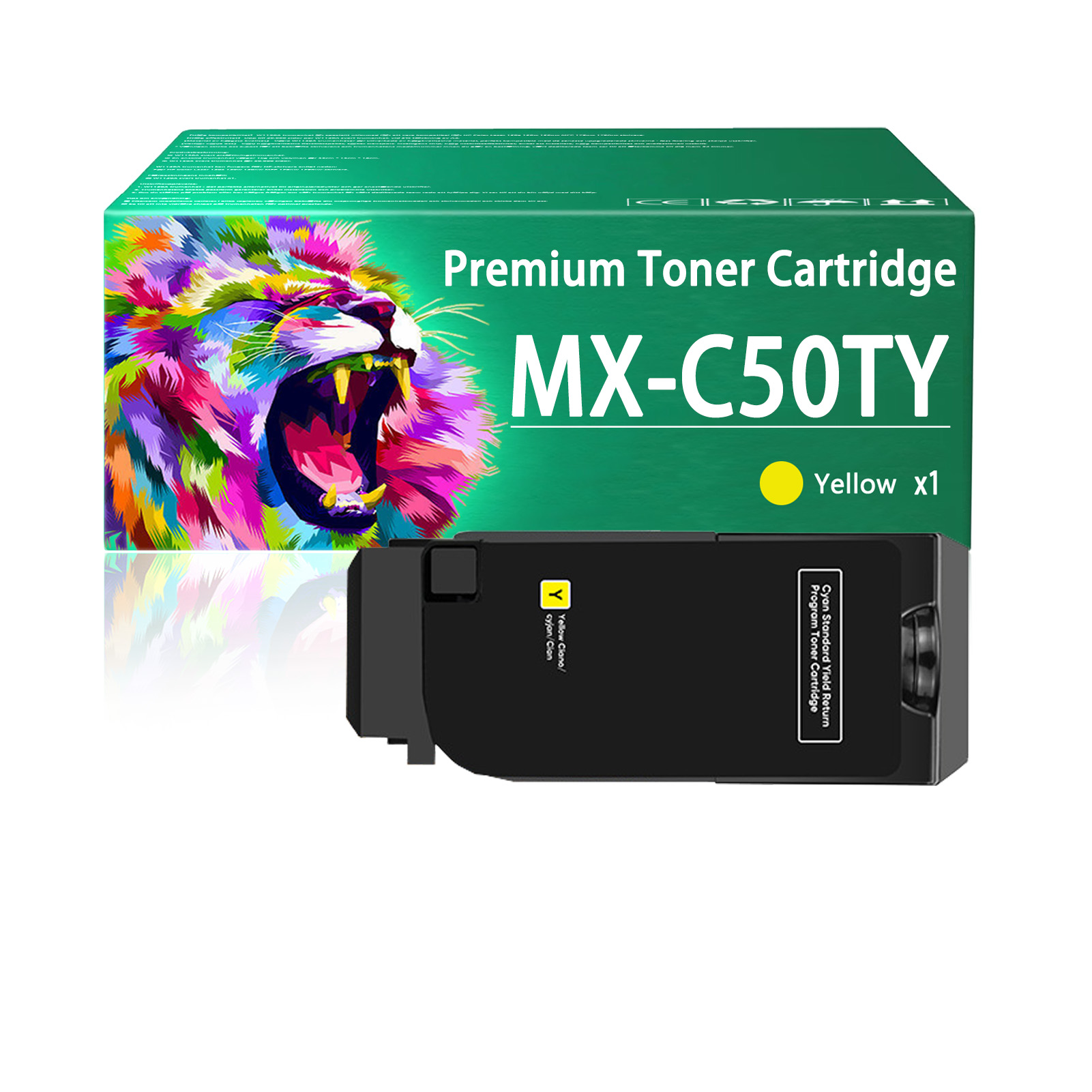For Sharp MX-C50T MX-C50TB MX-C50TC MX-C50TM MX-C50T-YA Toner Cartridge Work For Sharp MX-C407F MX-C507F Printers