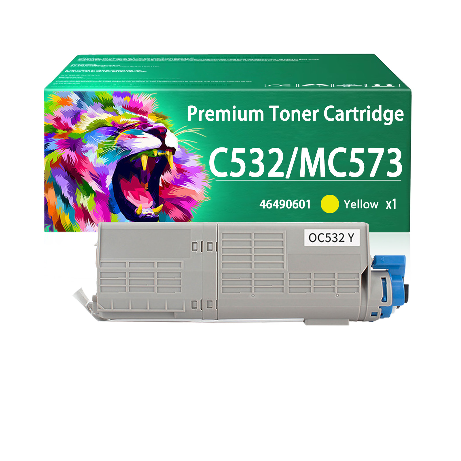 For OKI C532 MC573 46490604 46490603 46490602 46490601 Toner Cartridge Work For OKI C532dn C542dn MC563dn MC573dn C532 C542 MC563 MC573 Printers