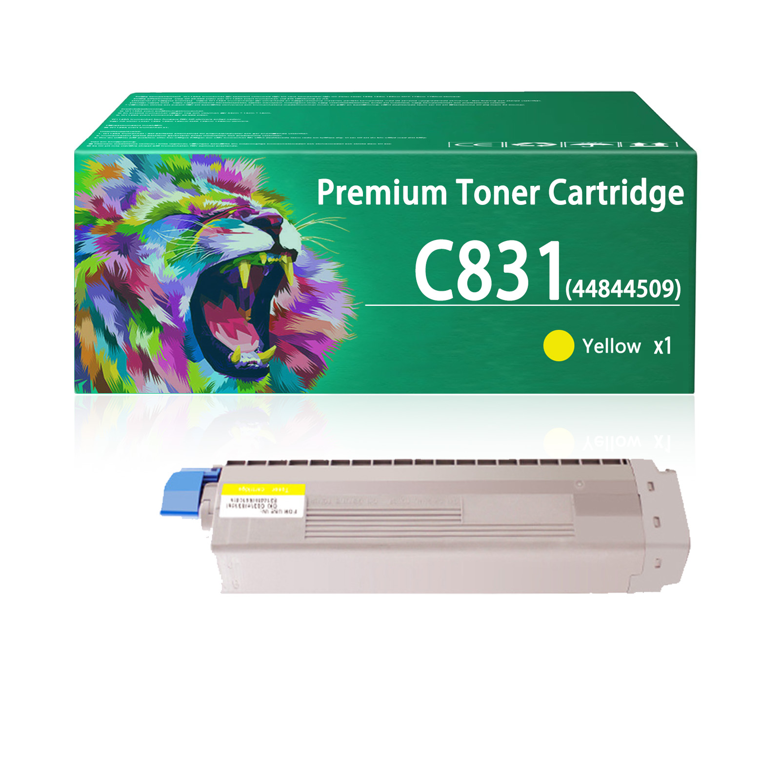 For Ricoh C831 44844512 44844511 44844510 44844509 Toner Cartridge Work For OKI C831 C831n C831dn Printers