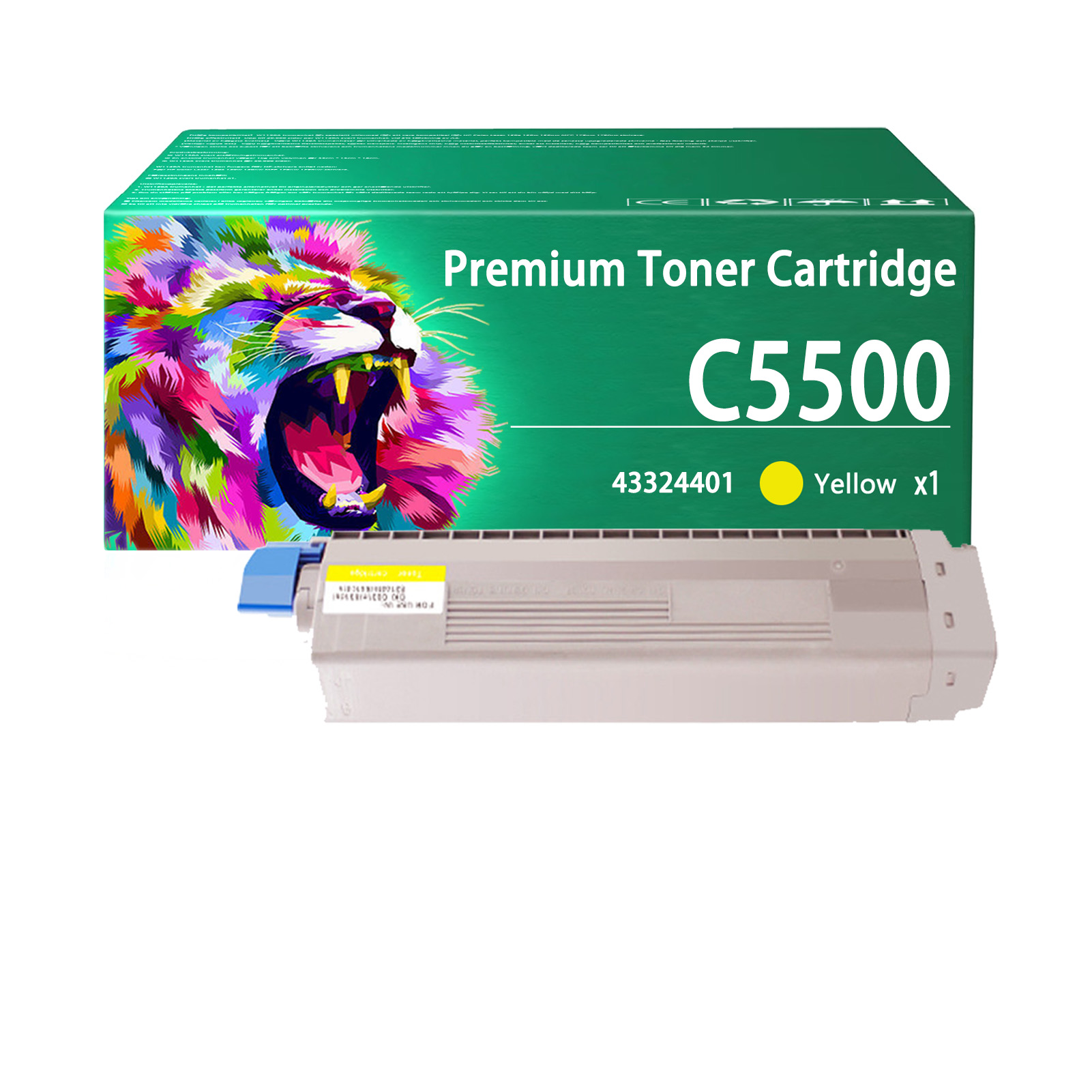For OKI C5500 43324404 43324403 43324402 43324401 Toner Cartridge Work For OKI C5500 C5600 C5700 C5800 C5800Ldn C5500n C5600n C5700n C5800n C5900n Printers