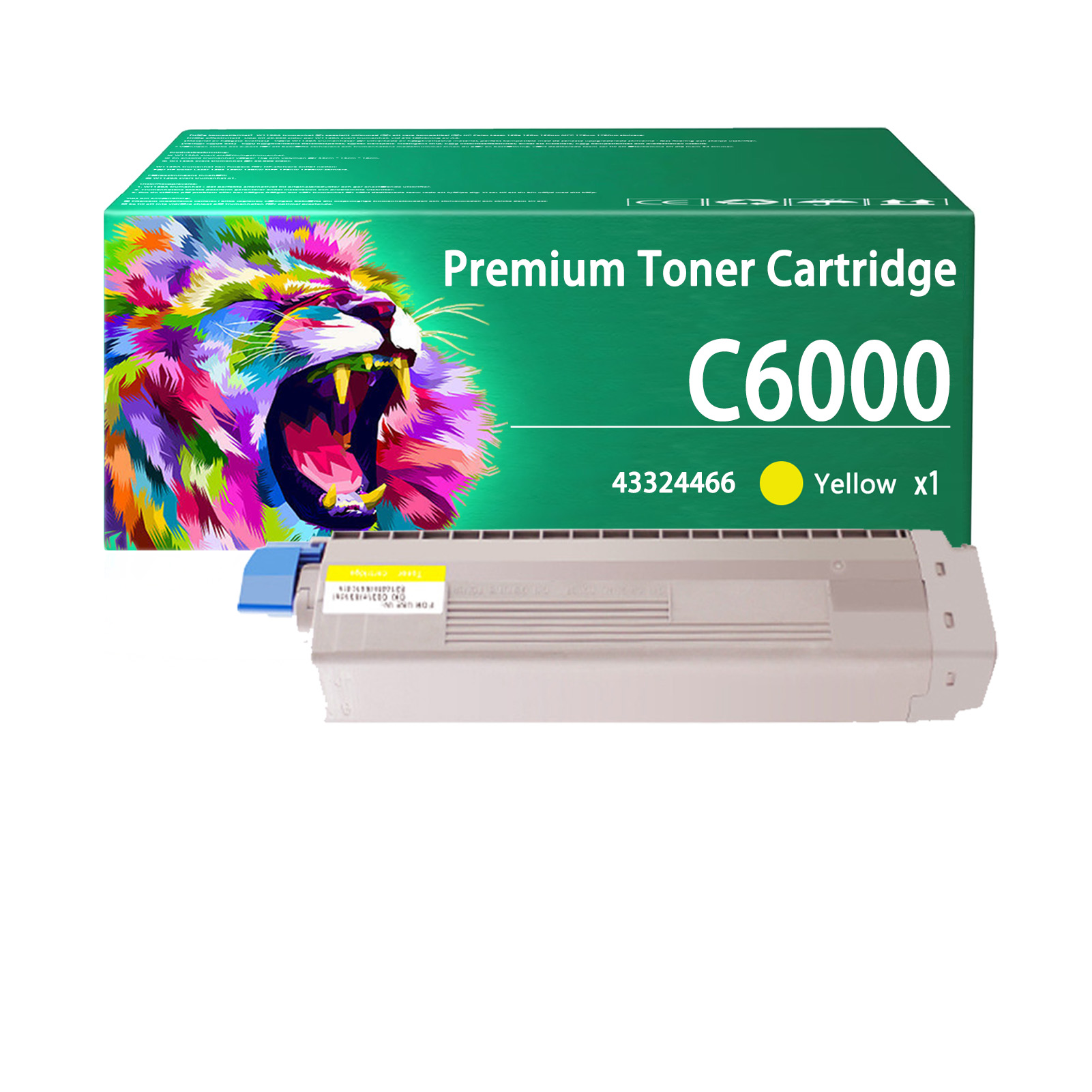 For OKI C6000 43324469 43324468 43324467 43324466 Toner Cartridge Work For OKI C6000 C6000n C6000dn C6050 C6050dn C6050n Printers