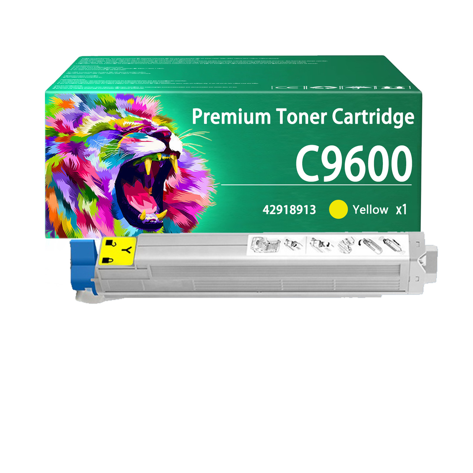 For OKI C9600 42918916 42918915 42918914 42918913 Toner Cartridge Work For OKI C9600 C9600n C9600hdn C9600hn C9800 C9800hdn C9800hn Printers