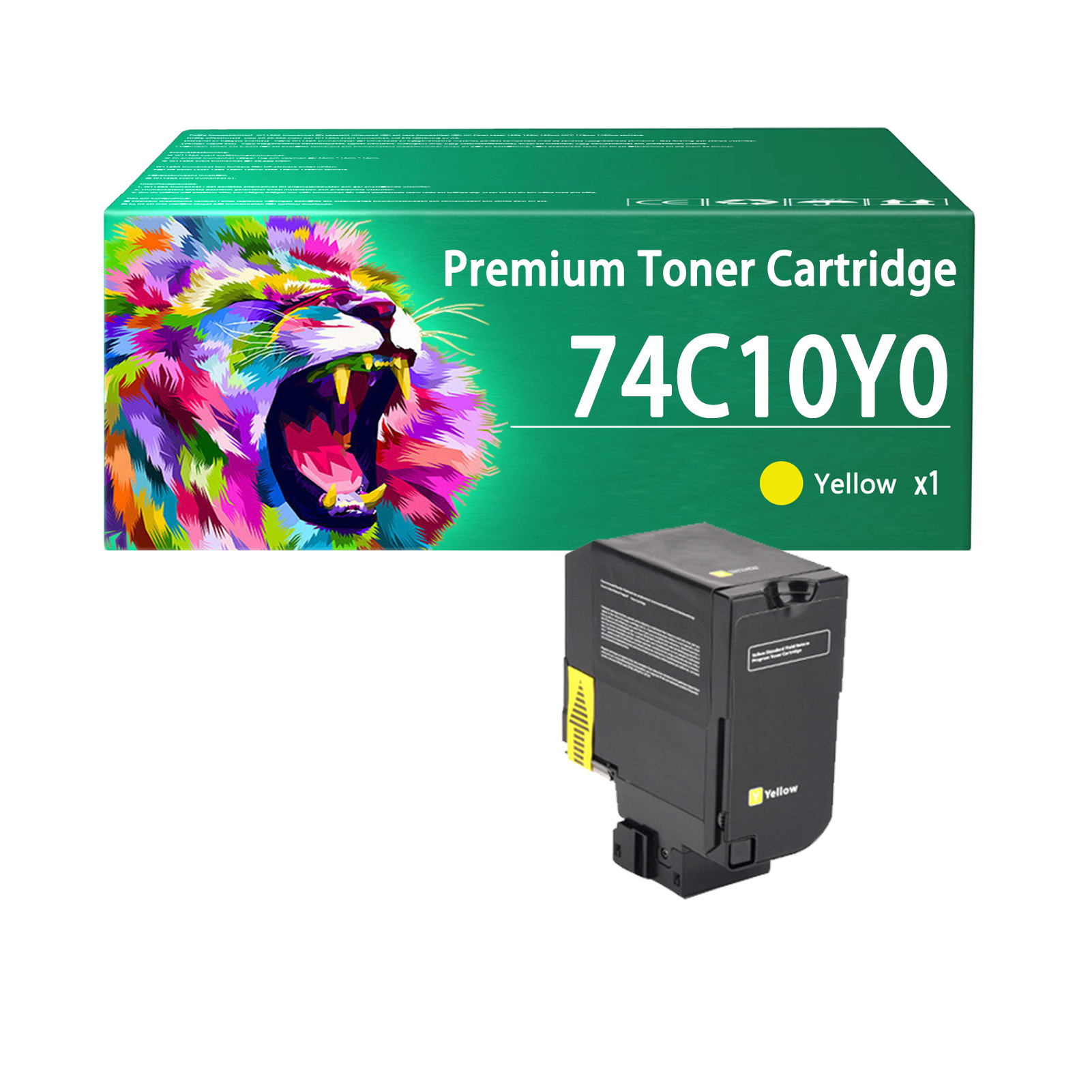 For Lexmark CS720 74C10K0 74C10C0 74C10M0 74C10Y0 Toner Cartridge Work For Lexmark CS720 CS725 CX725 CS720de CS720dte CS725de CS725dte CX725de CX725dte Printers
