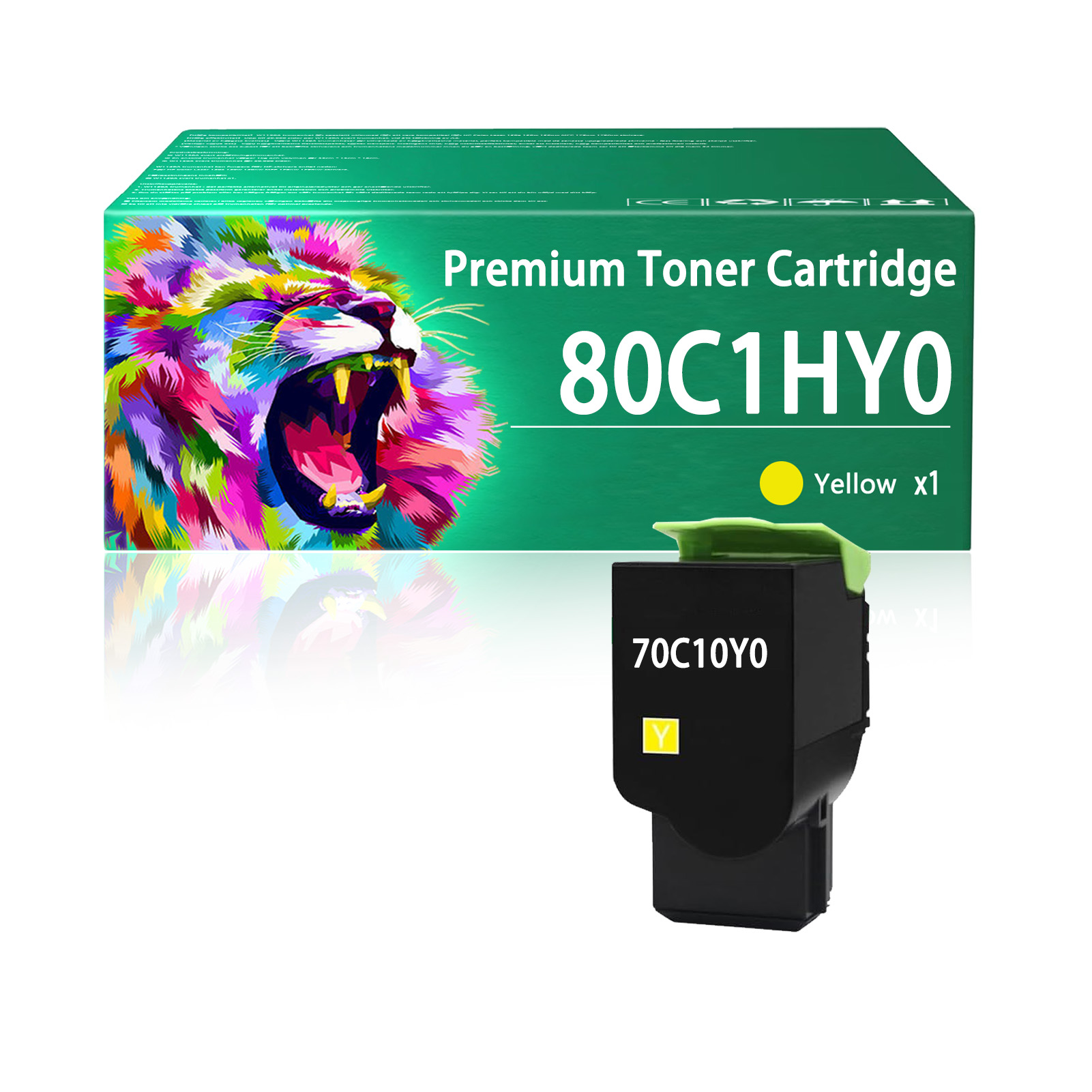 For Lexmark CX410 80C1HK0 80C1HC0 80C1HM0 80C1HY0 Toner Cartridge Work For Lexmark CX410 CX510 CX410e CX410de CX410dte CX510de CX510dthe CX510dhe Printers