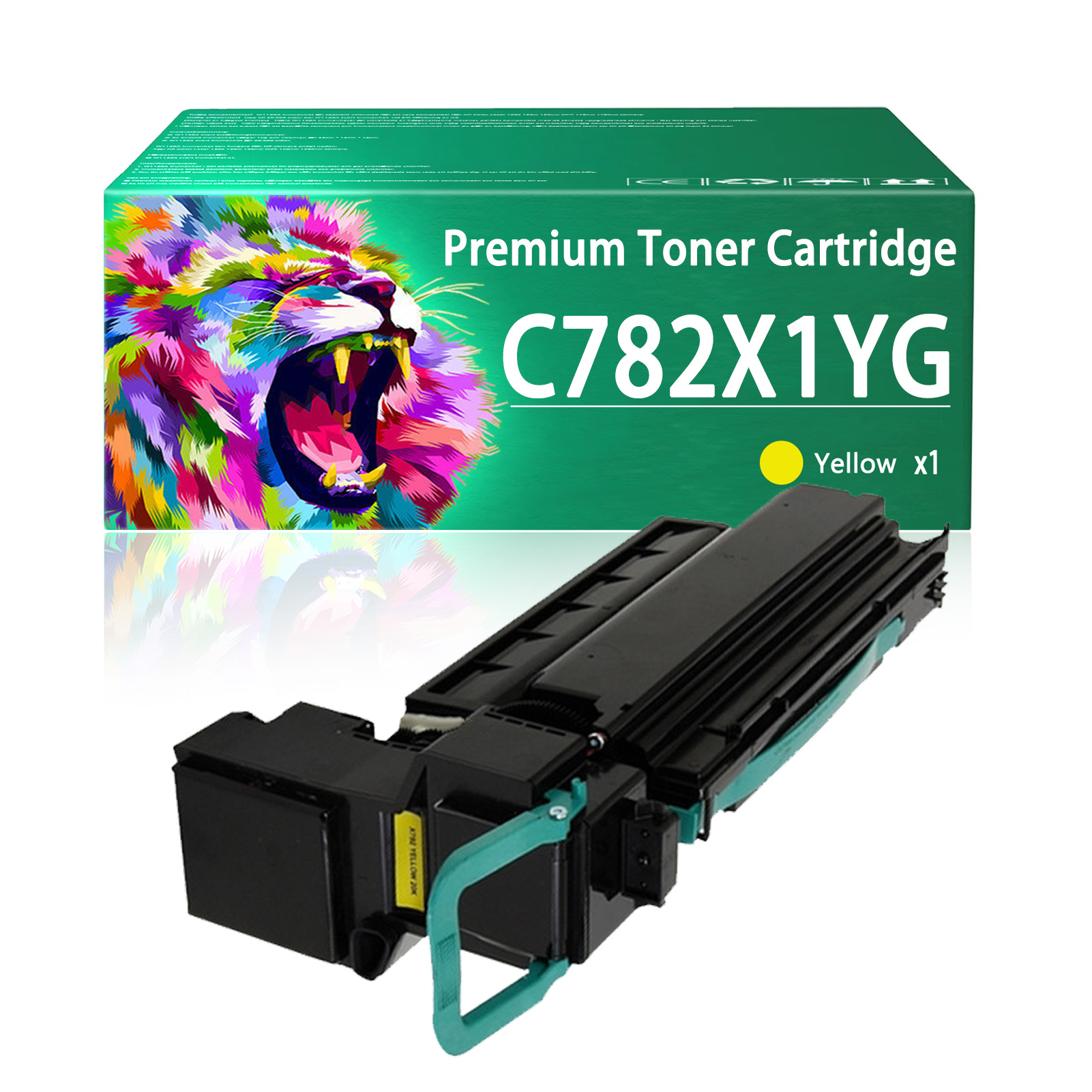For Lexmark C782 C782X1KG C782X1CG C782X1MG C782X1YG Toner Cartridge Work For Lexmark C782 X782 C782dn C782dtn C782n X782e Printers