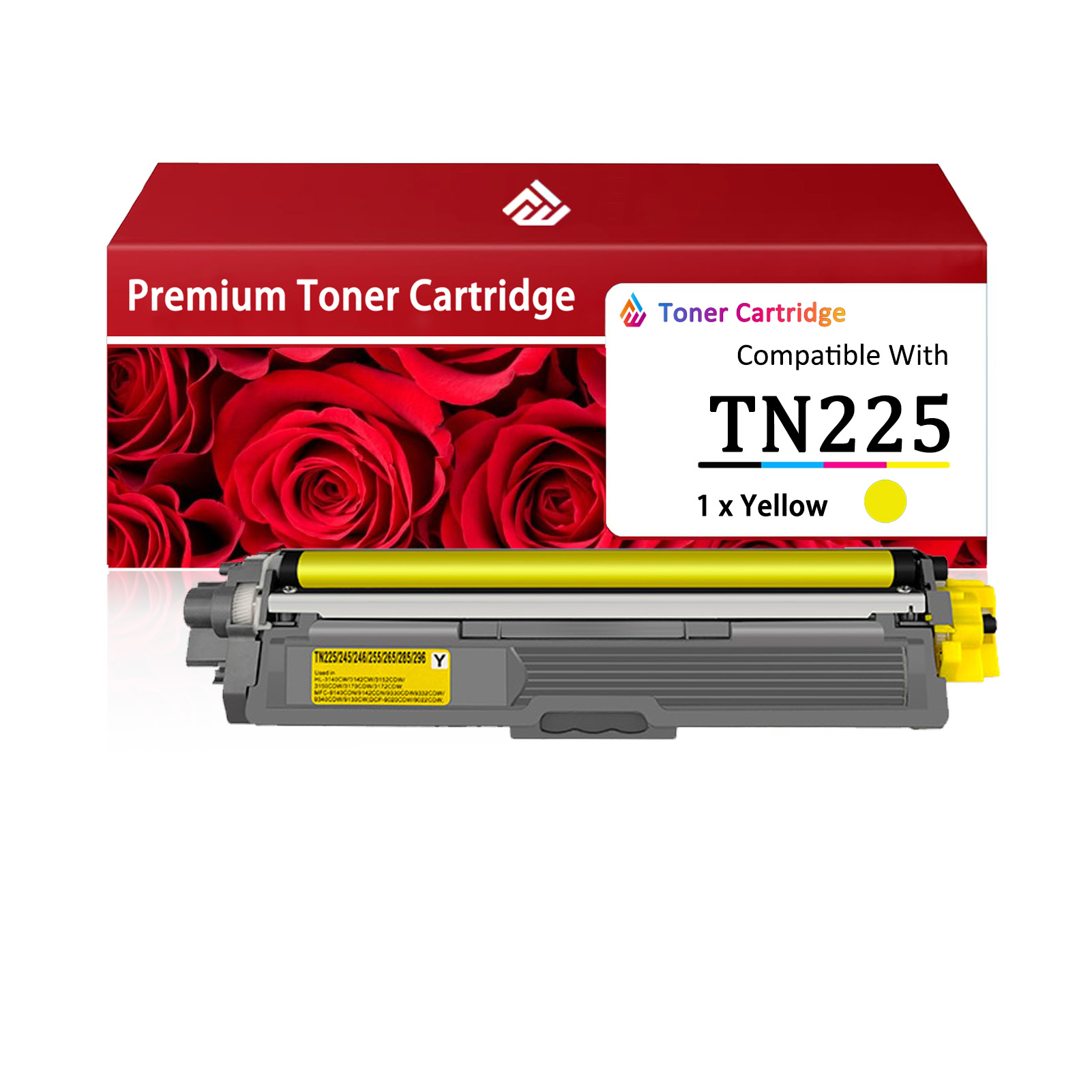 For TN225 Toner Cartridge Work For Brother HL-3140CW HL-3150CDN HL-3170CDW L-3180CDW MFC-9330CDW MFC-9130CW MFC-9340CDW DCP-9020CDN Printers
