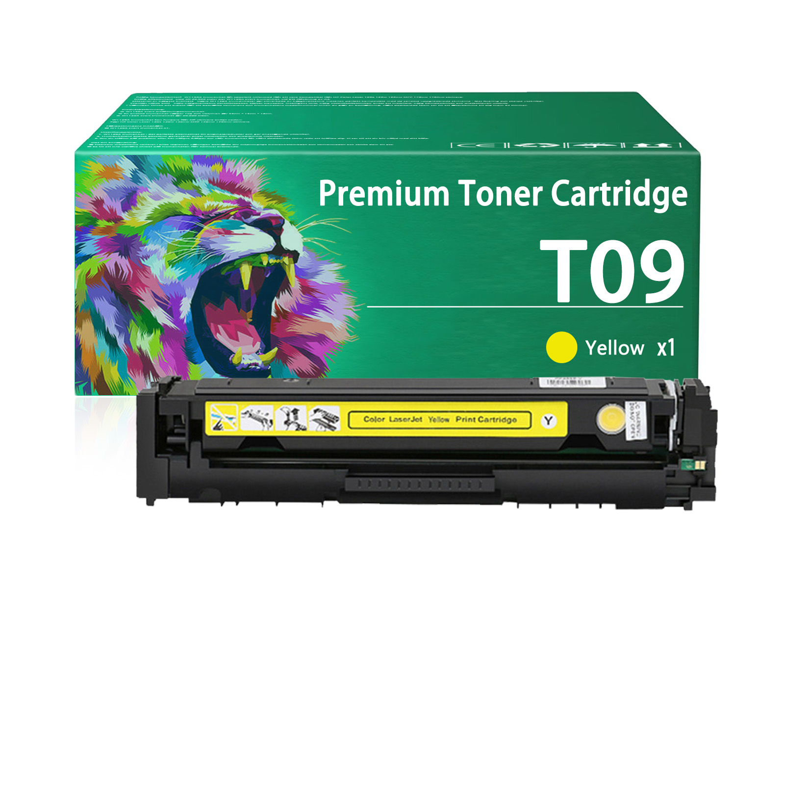 For Canon T09 T09BK T09C T09Y T09M Toner Cartridge Work for Canon ImageCLASS X LBP1127C MF1127C Printers