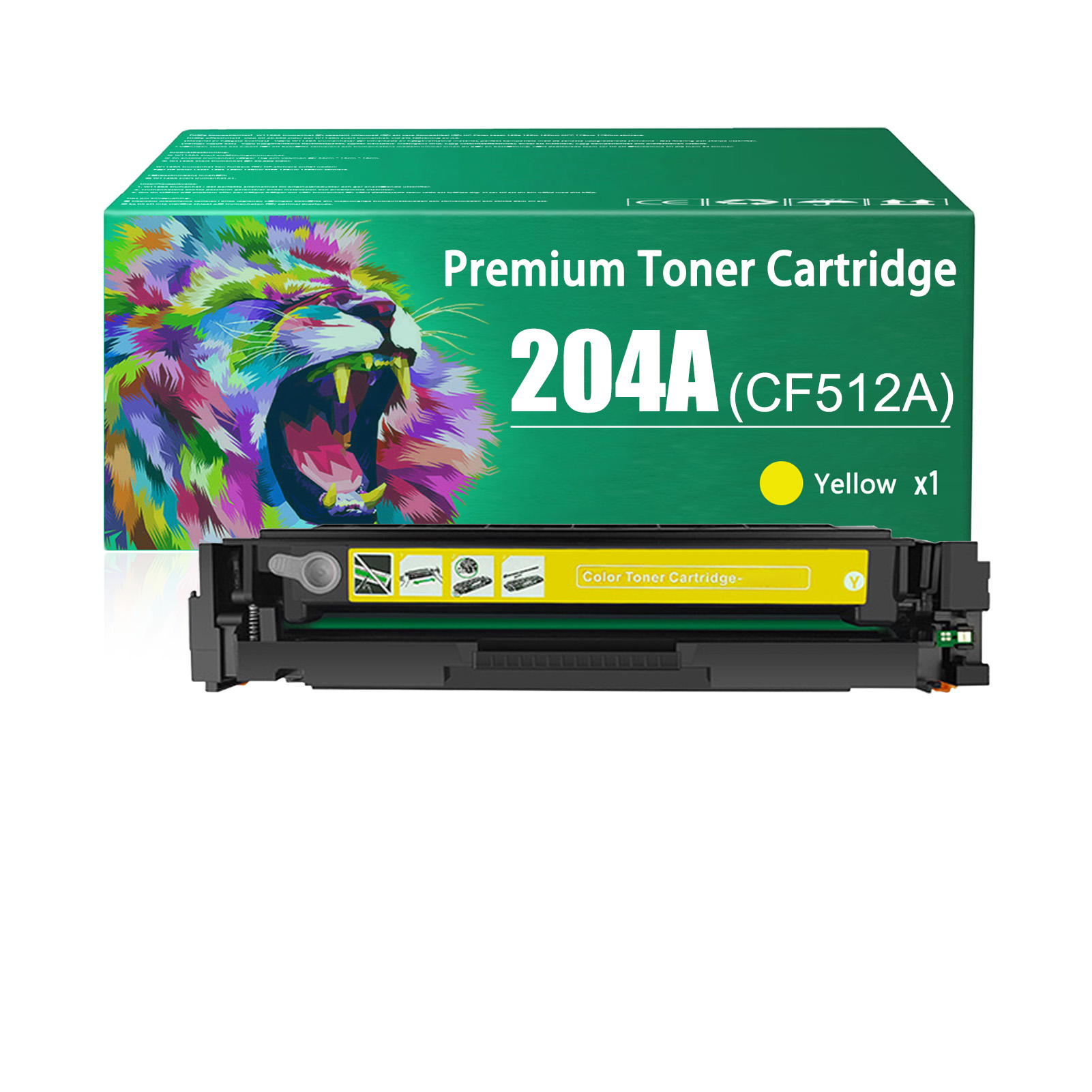 For HP 204A CF510A CF511A CF512A CF513A Toner Cartridge Work for HP Color LaserJet Pro MFP M180nw M180n M181fw M154nw M154a Printers