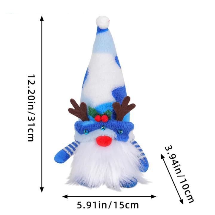 Glowing Christmas Plush Dwarf