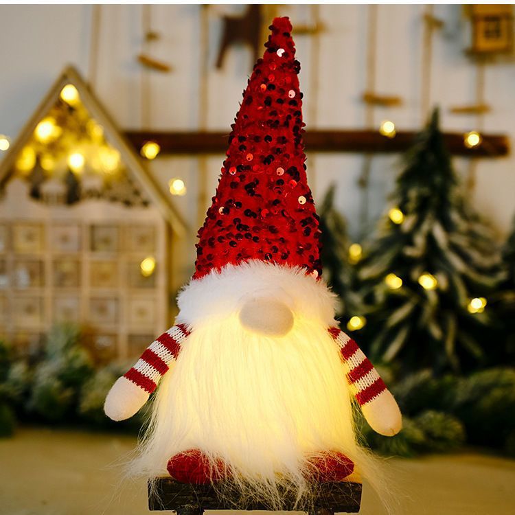 Glowing Christmas Plush Dwarf