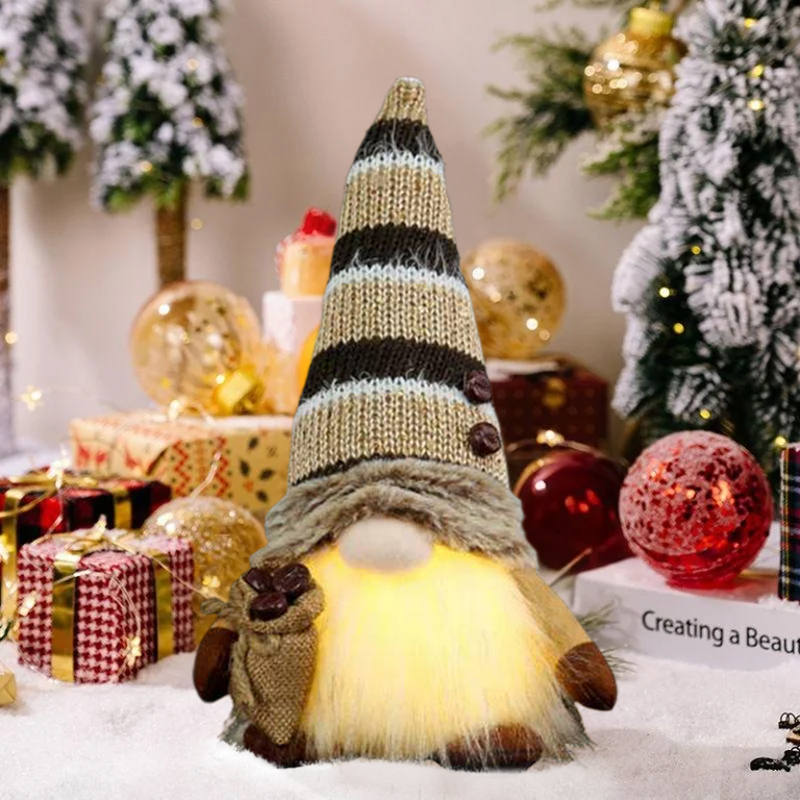 Glowing Christmas Plush Dwarf