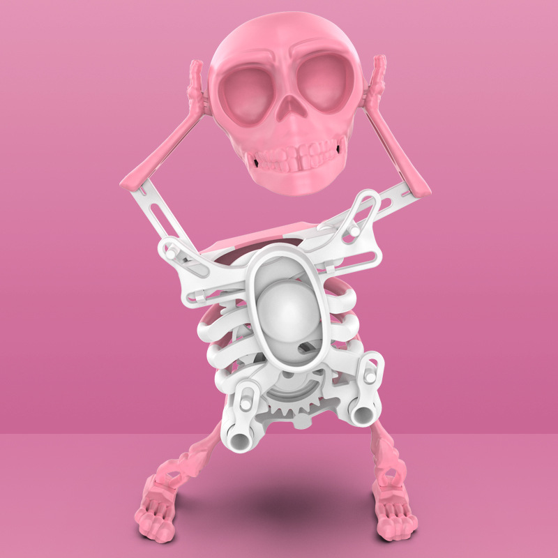 Clockwork Dancing Skull Toy