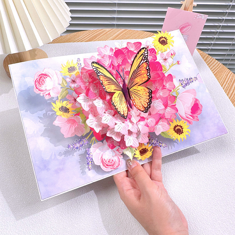 🦚🦋Garden Greeting Card🌺