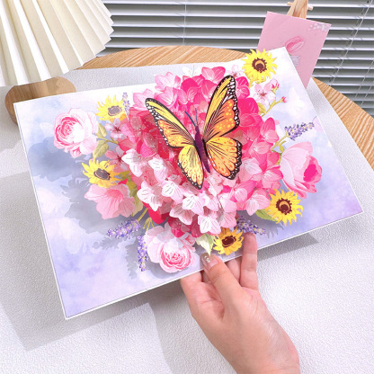 🦚🦋Garden Greeting Card🌺