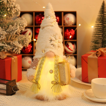 Glowing Christmas Plush Dwarf