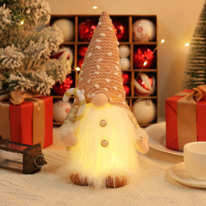 Glowing Christmas Plush Dwarf