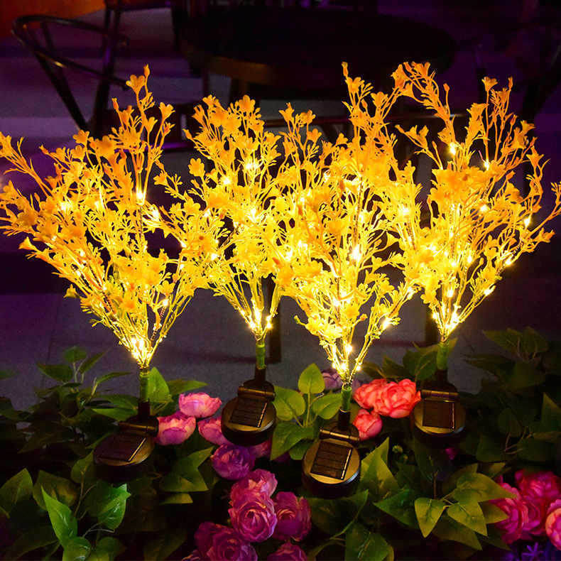OUTDOOR SOLAR FLOWER LIGHTS
