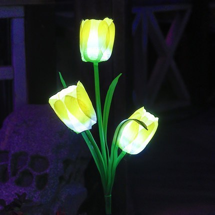 OUTDOOR SOLAR FLOWER LIGHTS