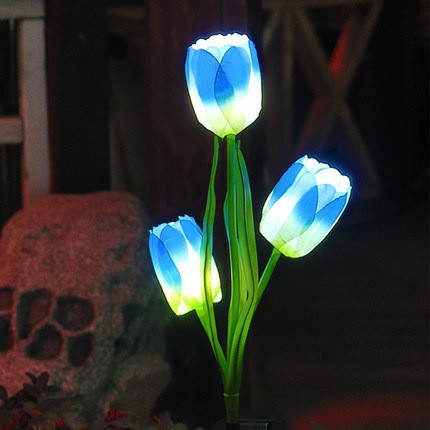 OUTDOOR SOLAR FLOWER LIGHTS
