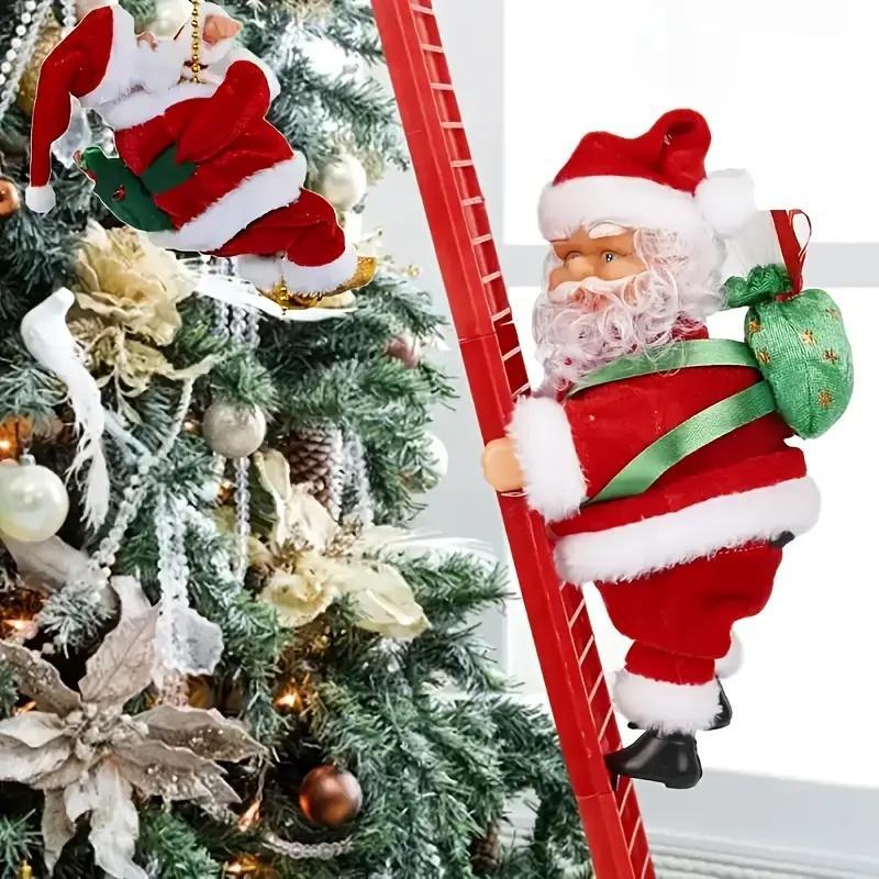 🎅 Early Christmas Sale🎅Electric Climbing Santa With Music