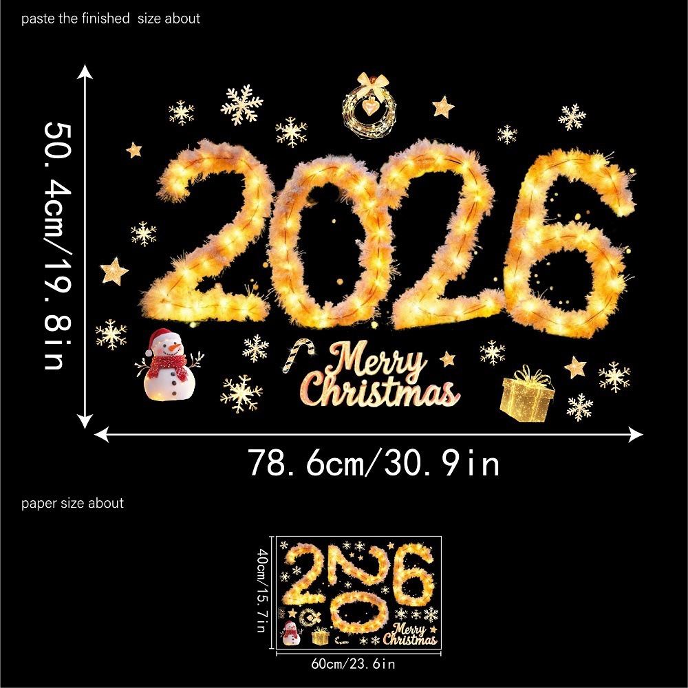 ✨LAST DAY: 50% OFF! 🎅🎄 Colorful Christmas Window Stickers