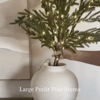 🎄Last Few Hours! 50% Hff!✨ Norfolk Pine Branch Lights 