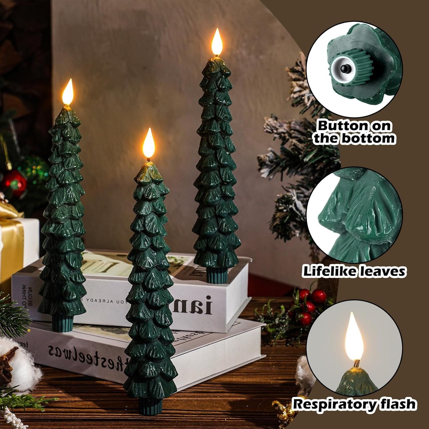 🔥49% OFF-Christmas tree candles